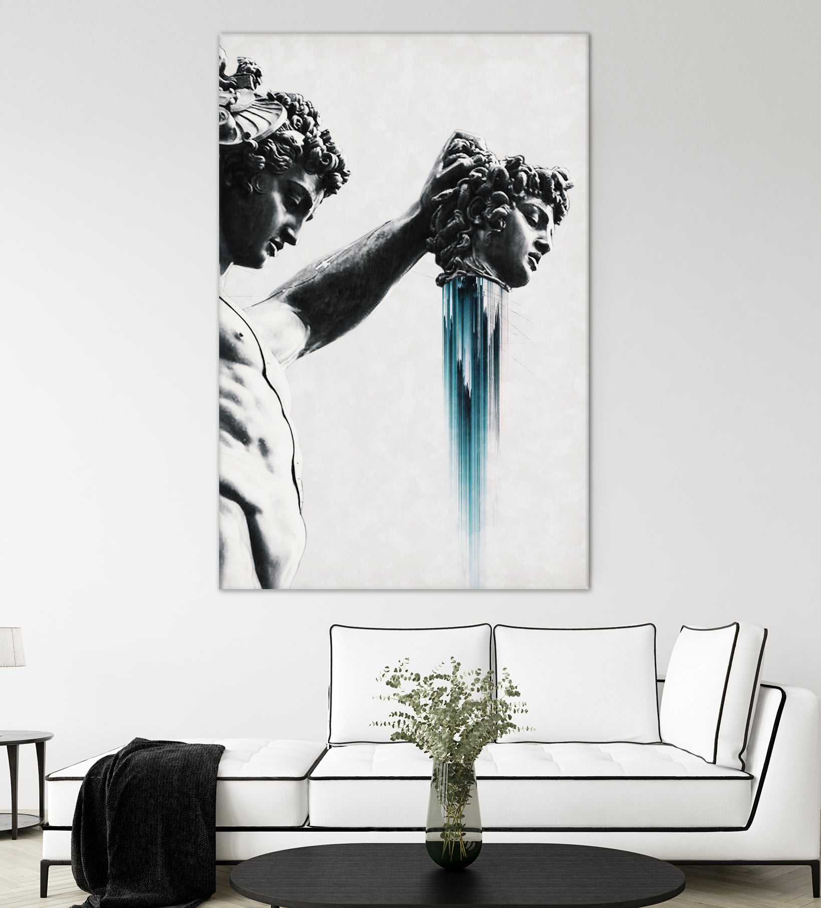 Perseus and Medusa by Menelaos Trompoukis on GIANT ART - gray digital painting