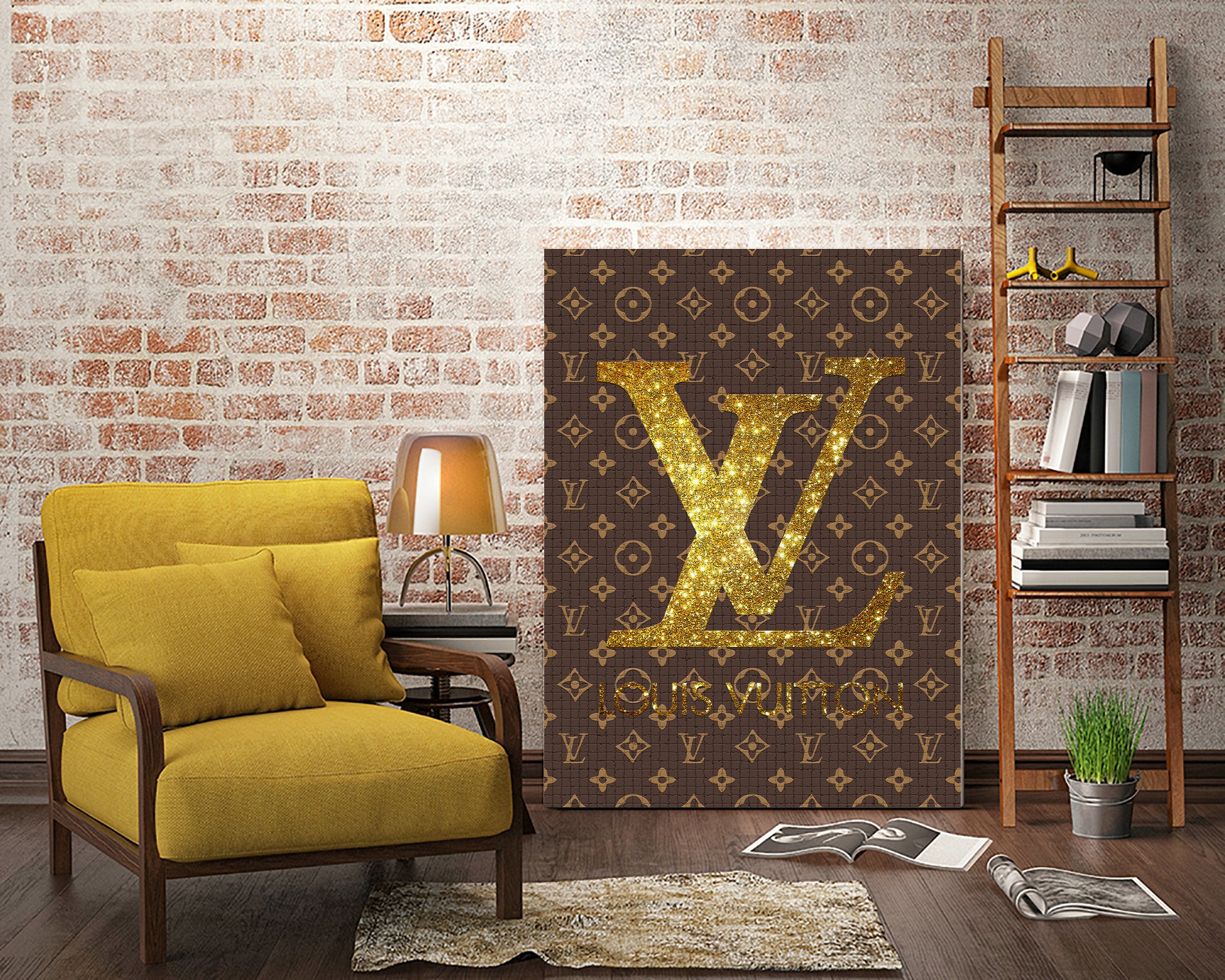 Louis Vuitton by Yusman Paringotan hotmartogi Pasaribu on GIANT ART - gray photo illustration