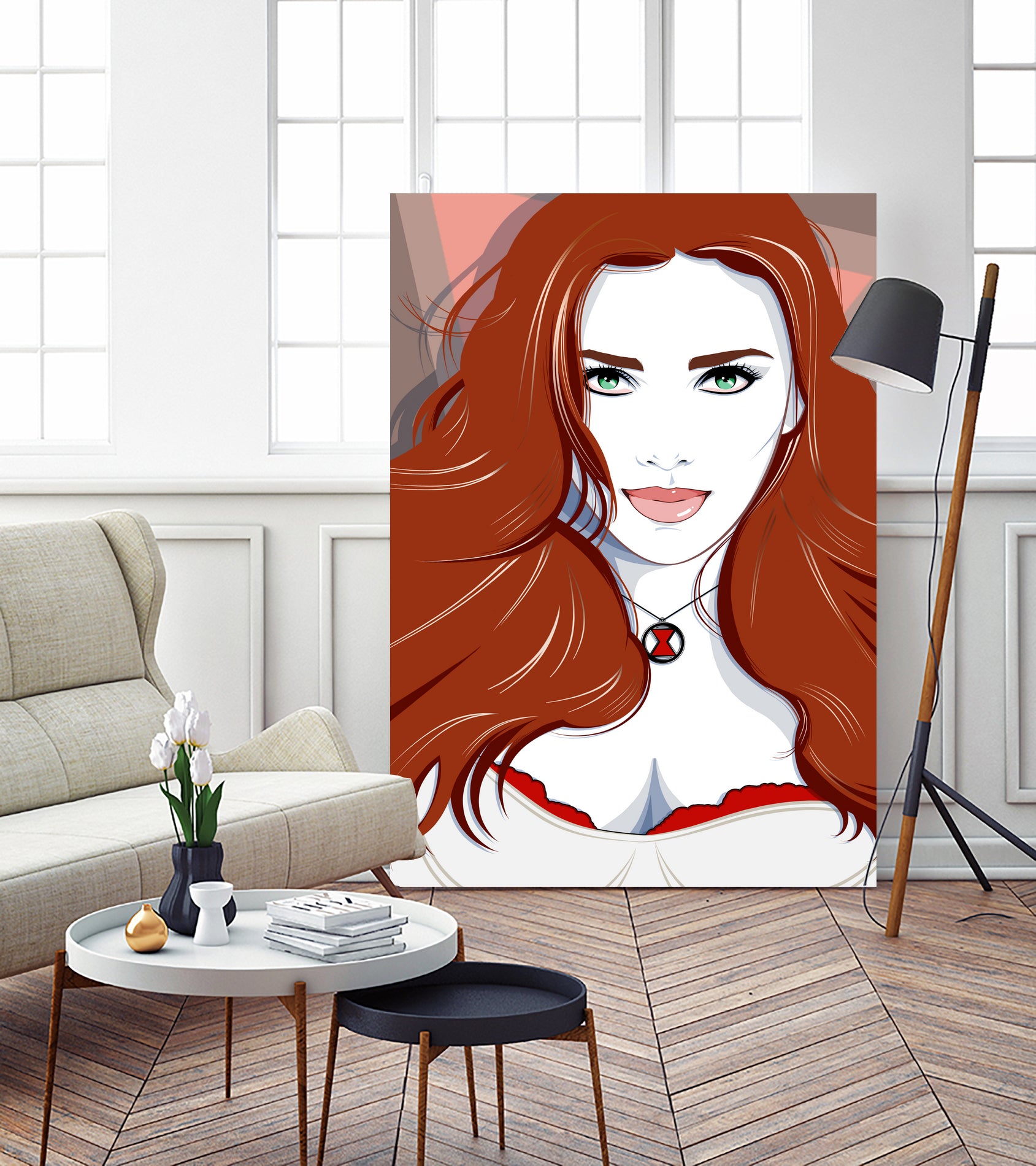 WIDOWMAKER by Ron Santiano on GIANT ART - orange digital drawing