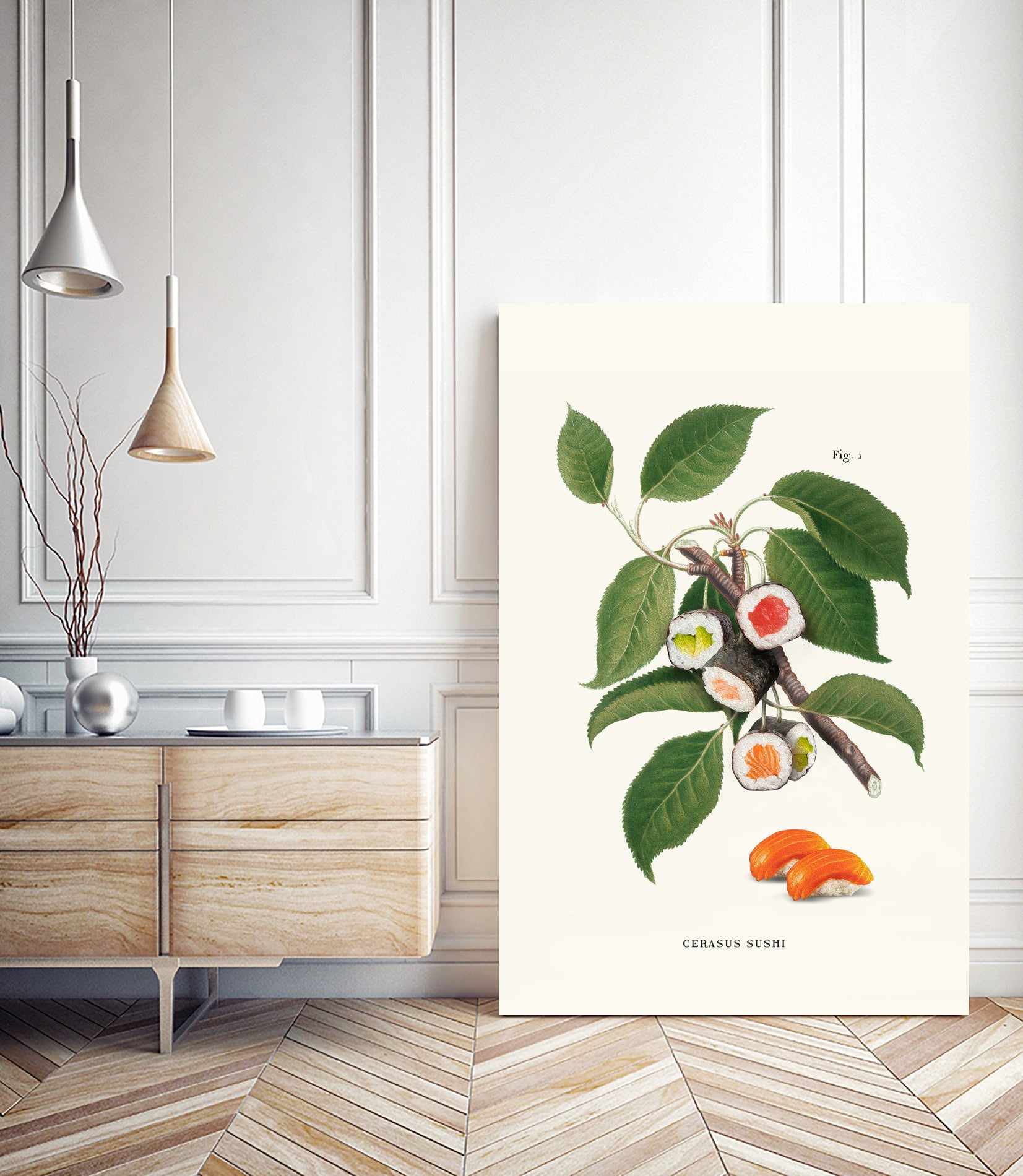 Sushi Plant by Jonas Loose on GIANT ART - green digital drawing