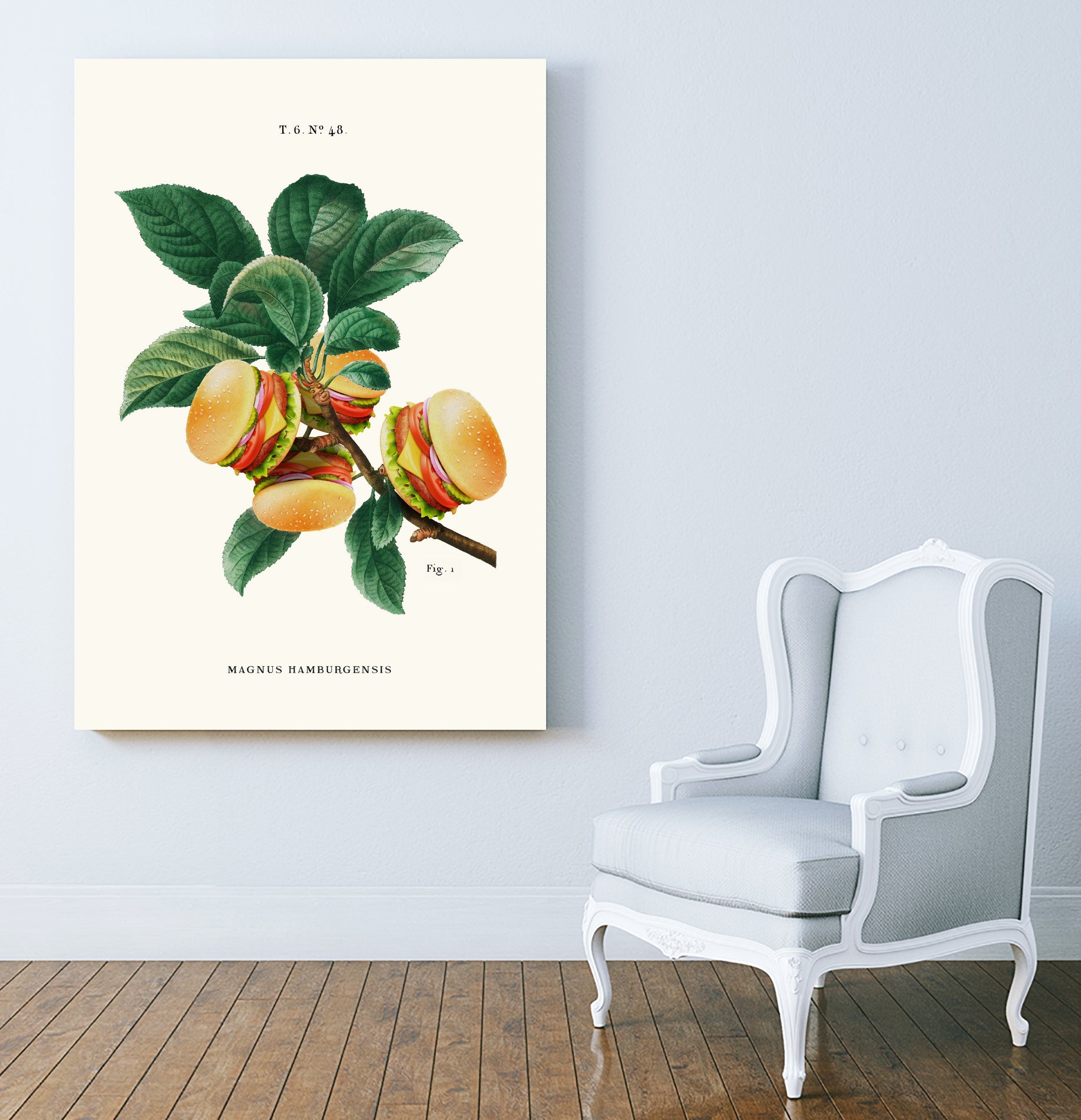 Burger Plant by Jonas Loose on GIANT ART - green digital drawing