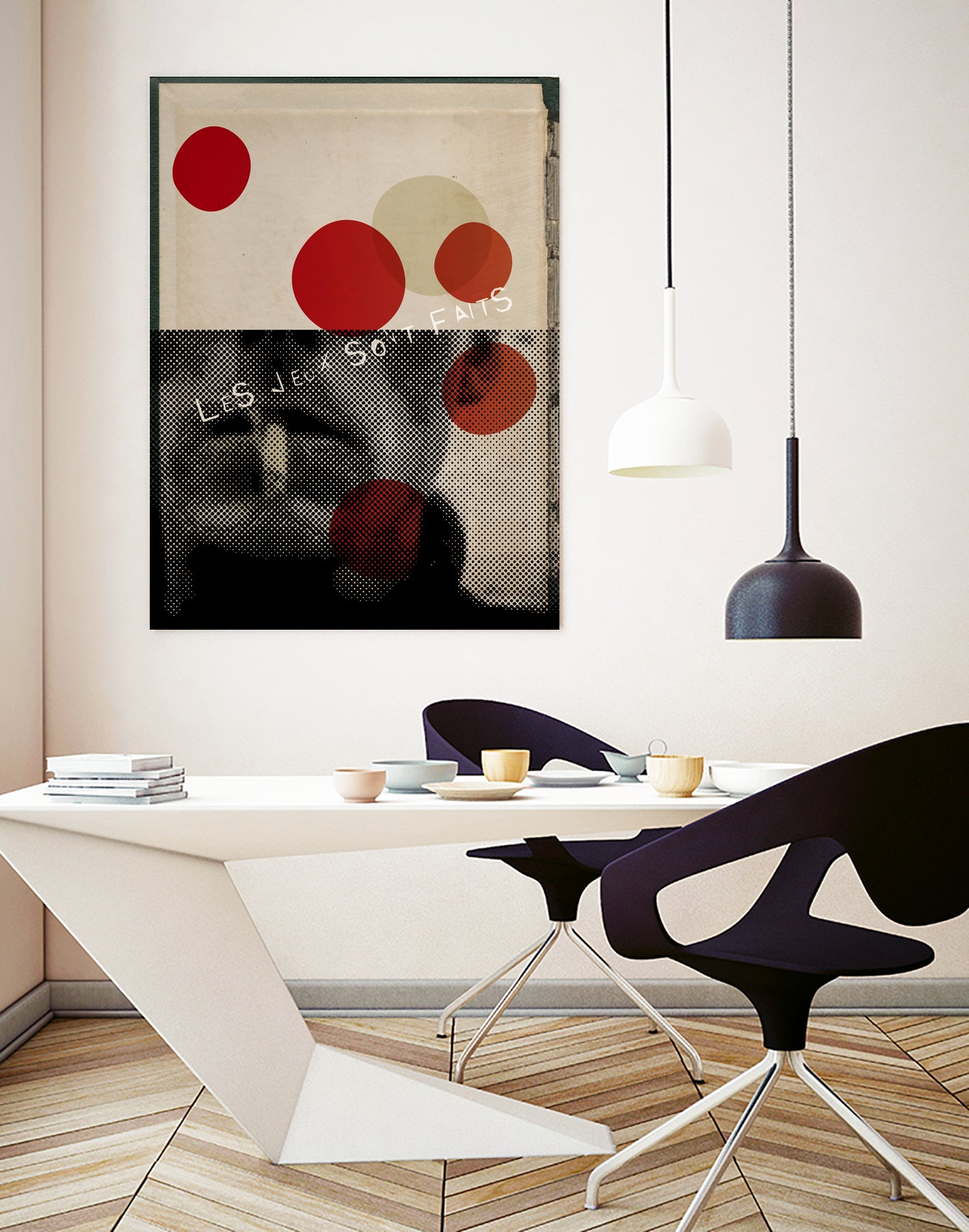 Les Jeux Sont Faits by Aimer Heinz on GIANT ART - red photo illustration