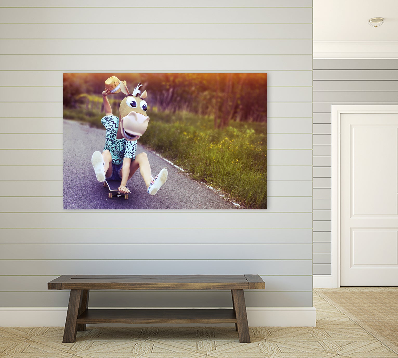 Road(eo) Trip ! by Caroline Sauvage on GIANT ART - orange photo manipulation