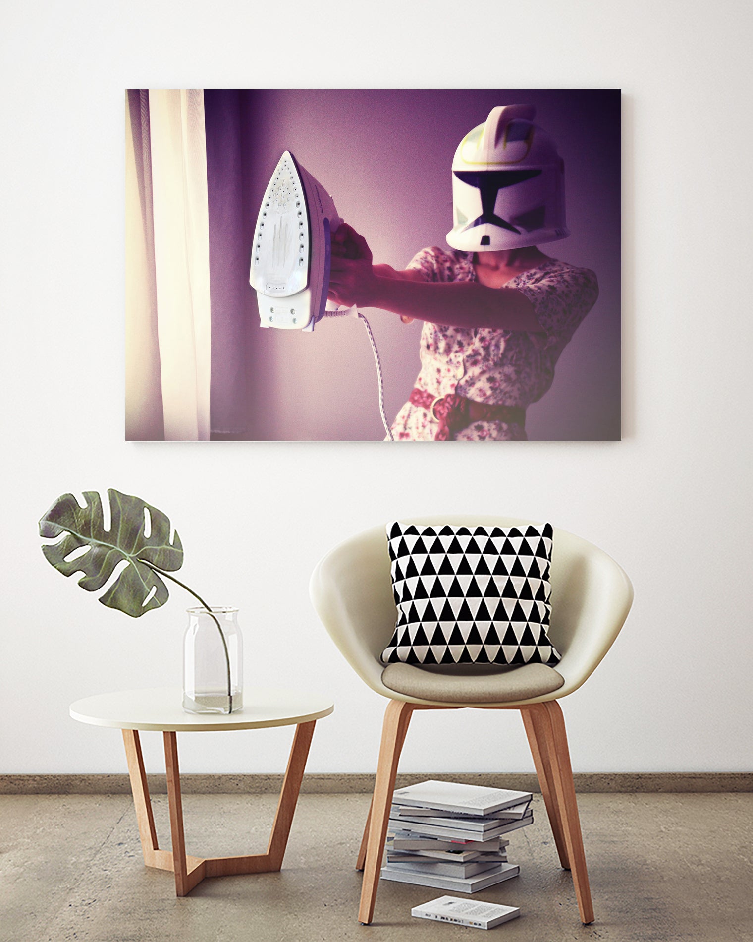 If only I were a jedi by Caroline Sauvage on GIANT ART - fuchsia photo manipulation