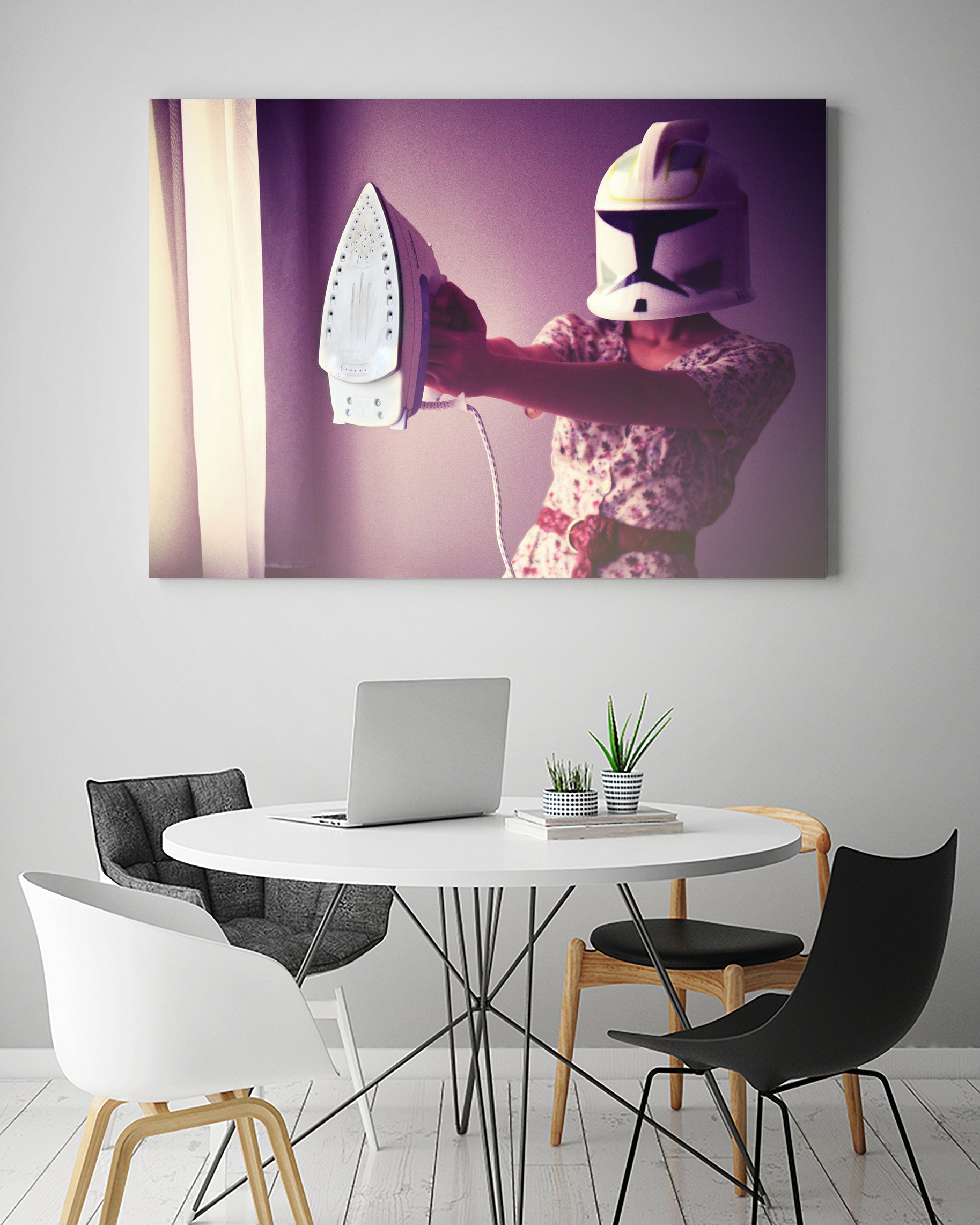 If only I were a jedi by Caroline Sauvage on GIANT ART - fuchsia photo manipulation