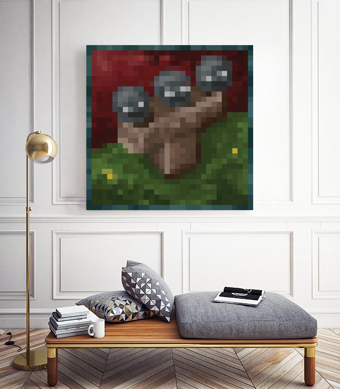 Minecraft Painting Wither by Javier Arrarte on GIANT ART - black game design