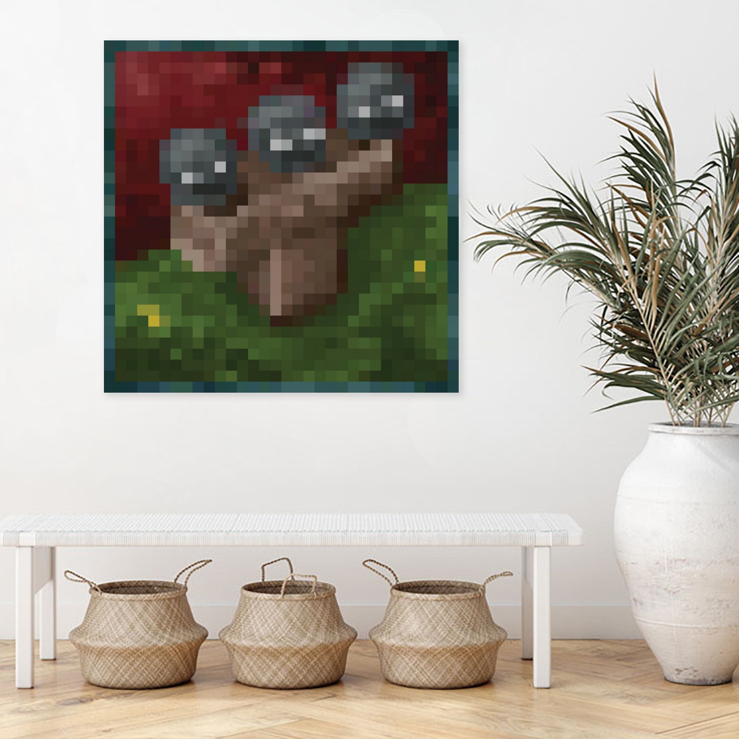 Minecraft Painting Wither by Javier Arrarte on GIANT ART - black game design