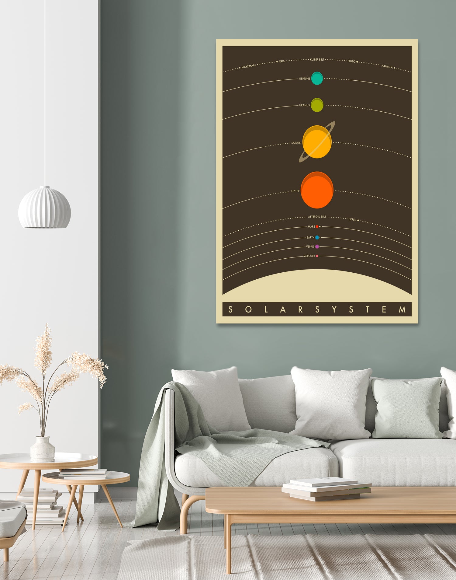 Solar System by Jazzberry Blue on GIANT ART - brown vector illustration