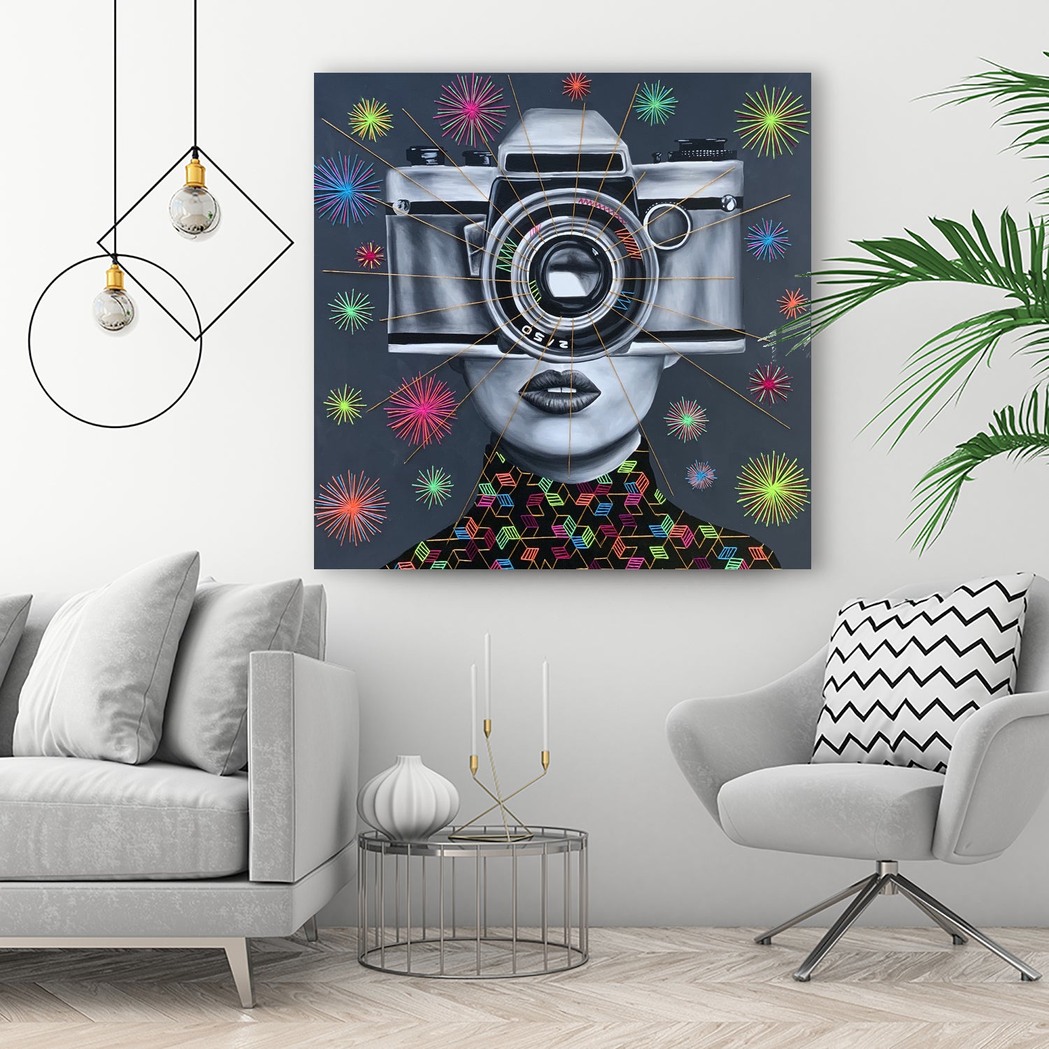 Picture perfect by eugenia retana on GIANT ART - gray mixed media
