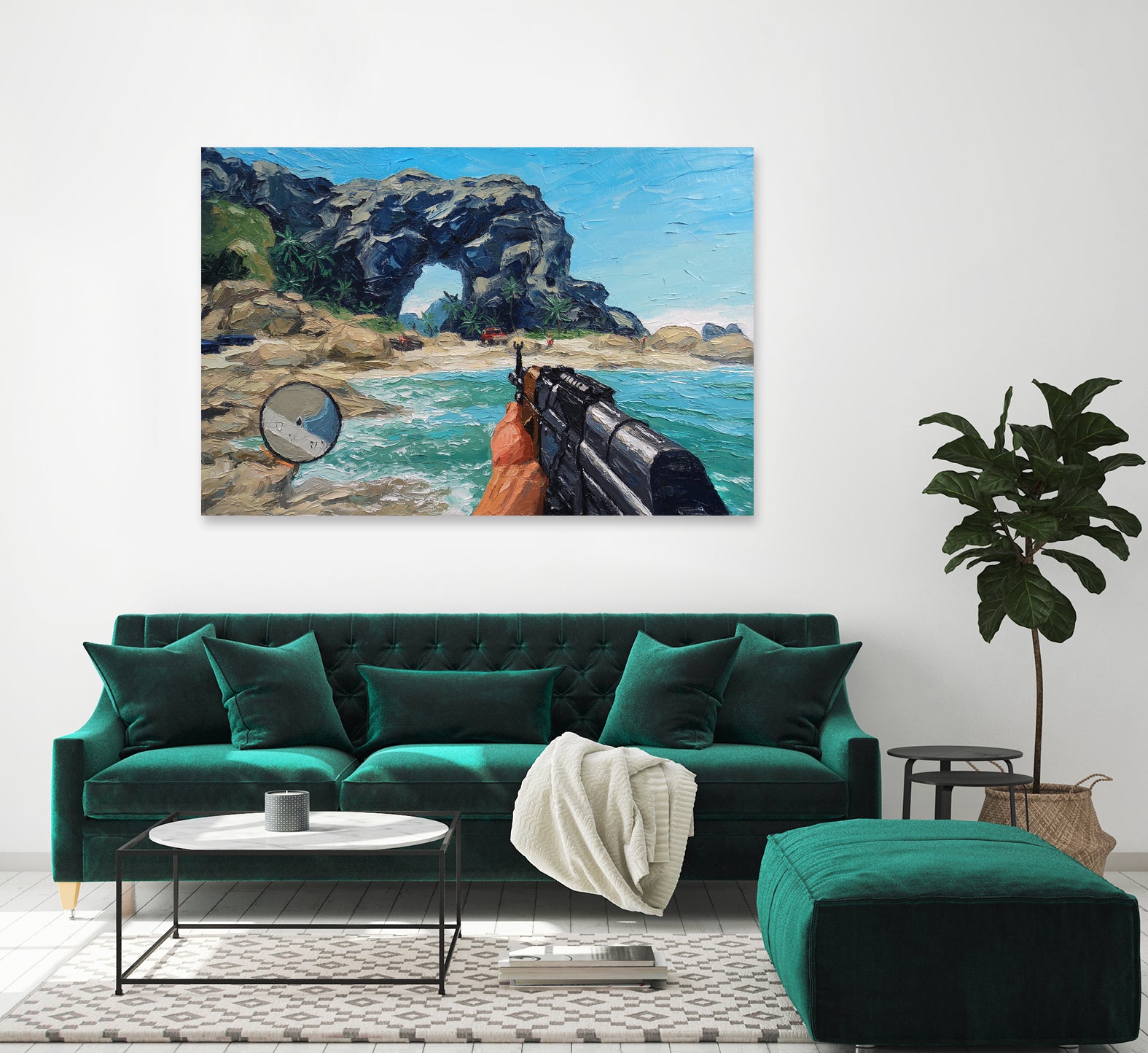 Summertime Beaches by Nikolay Lobzov on GIANT ART - white game design