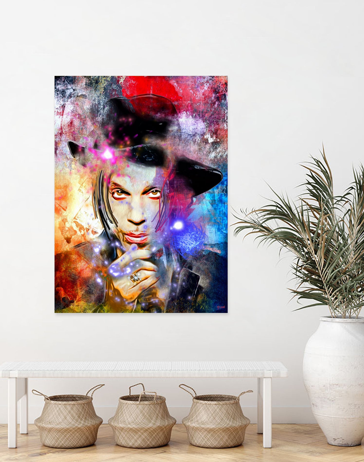 Prince Painted by Daniel Janda on GIANT ART - gray digital painting