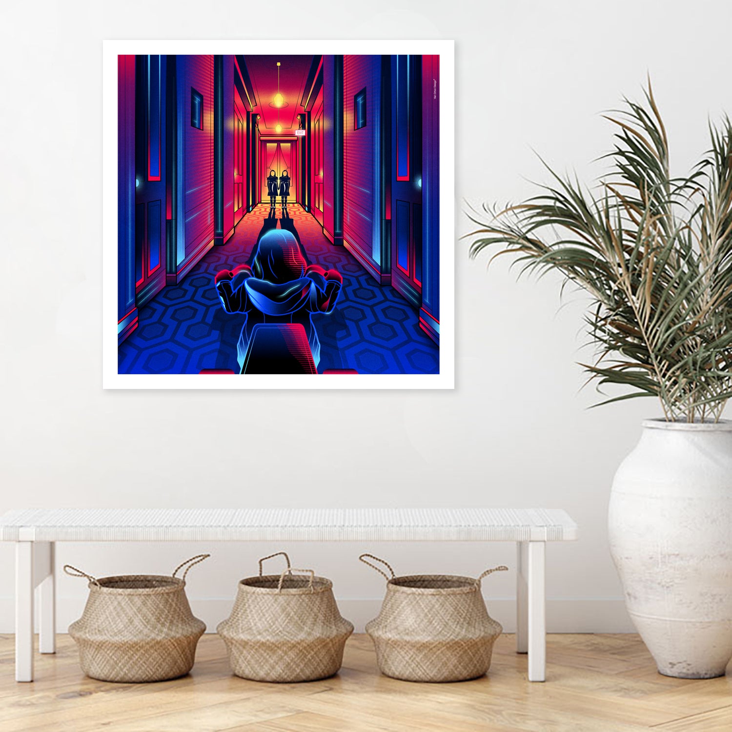 The Shining by Marco Schiavon on GIANT ART - blue digital drawing