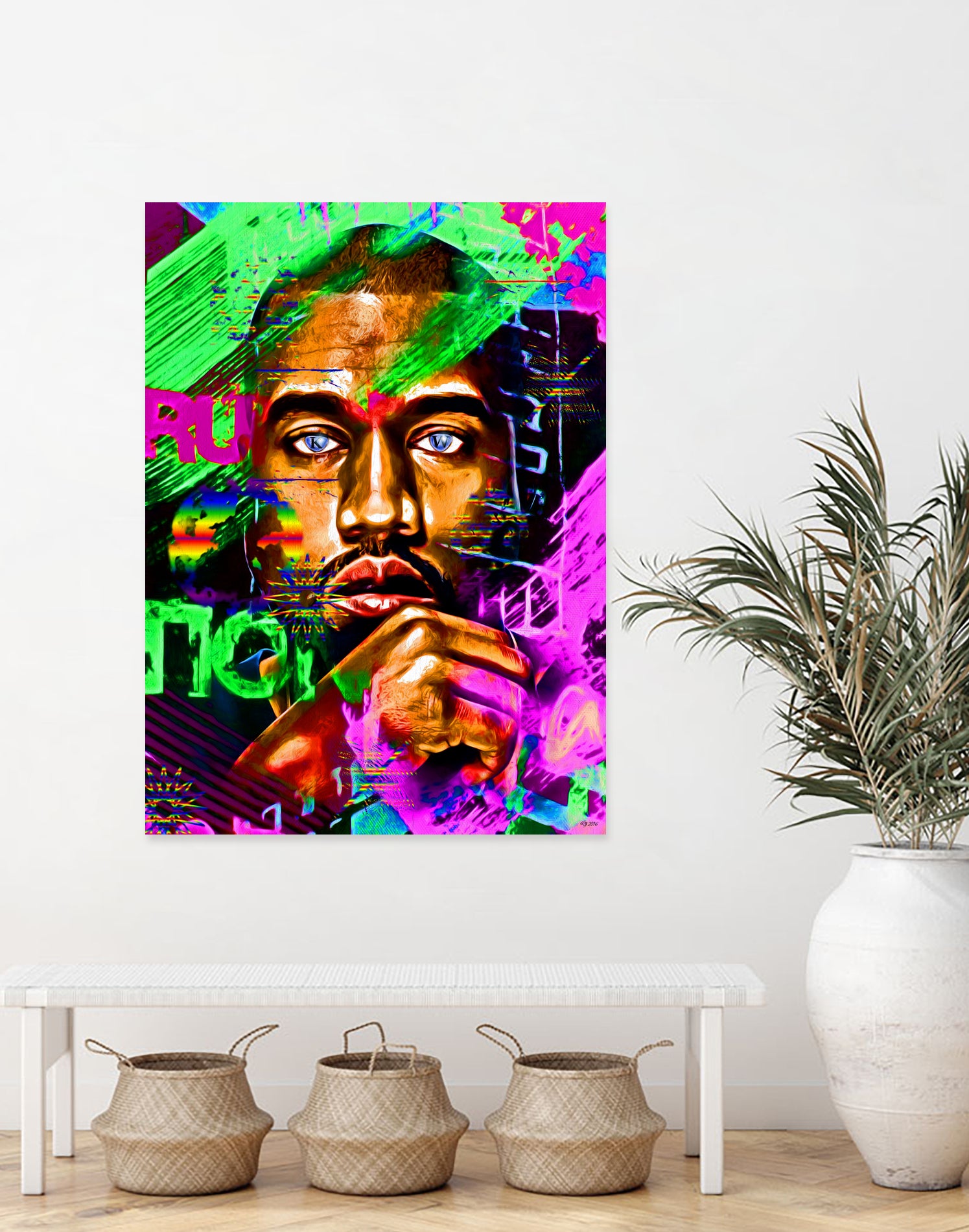 KW Painted by Daniel Janda on GIANT ART - gray digital painting