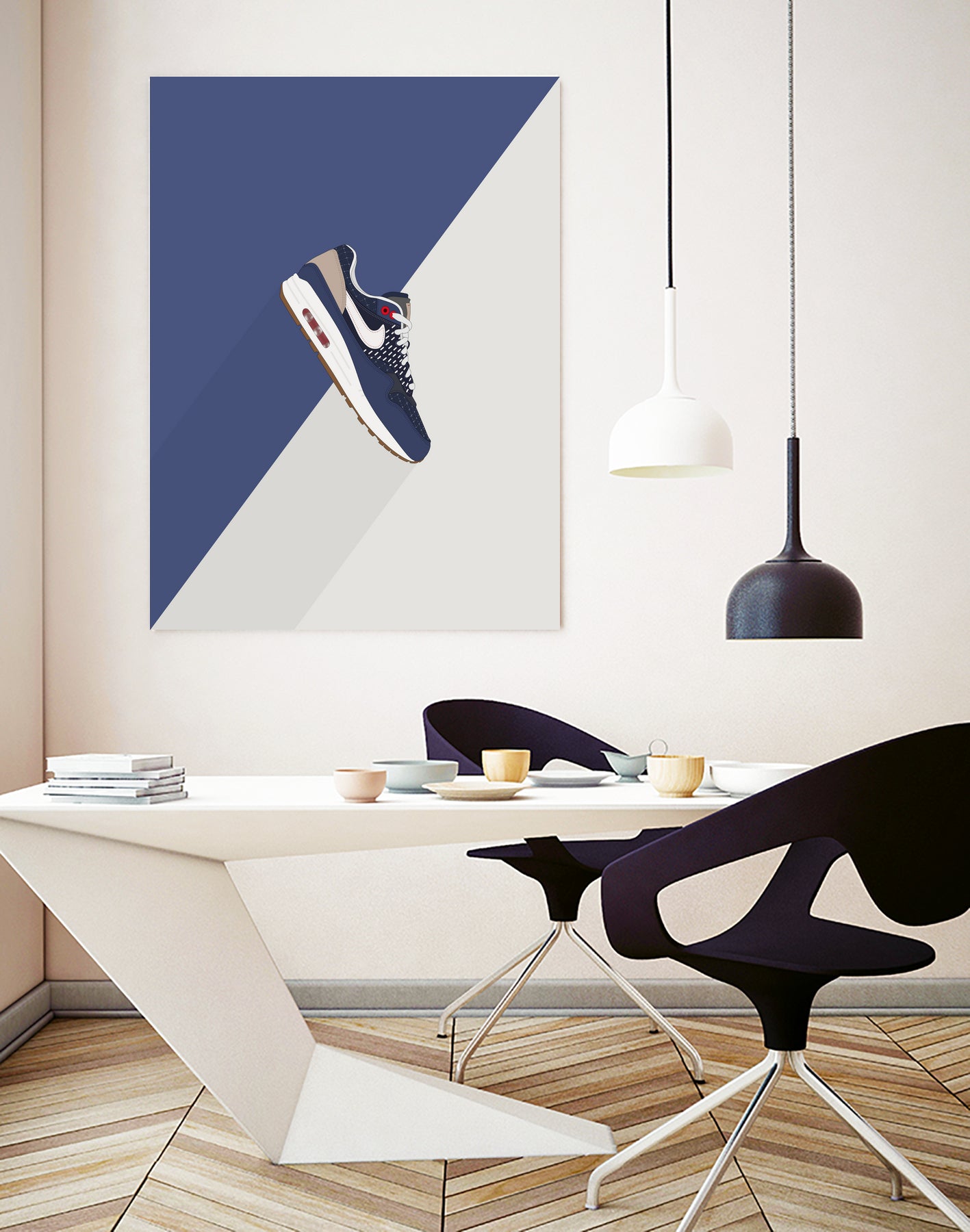 Airmax1 - blue void by Yanuar Ahmat on GIANT ART - white digital drawing