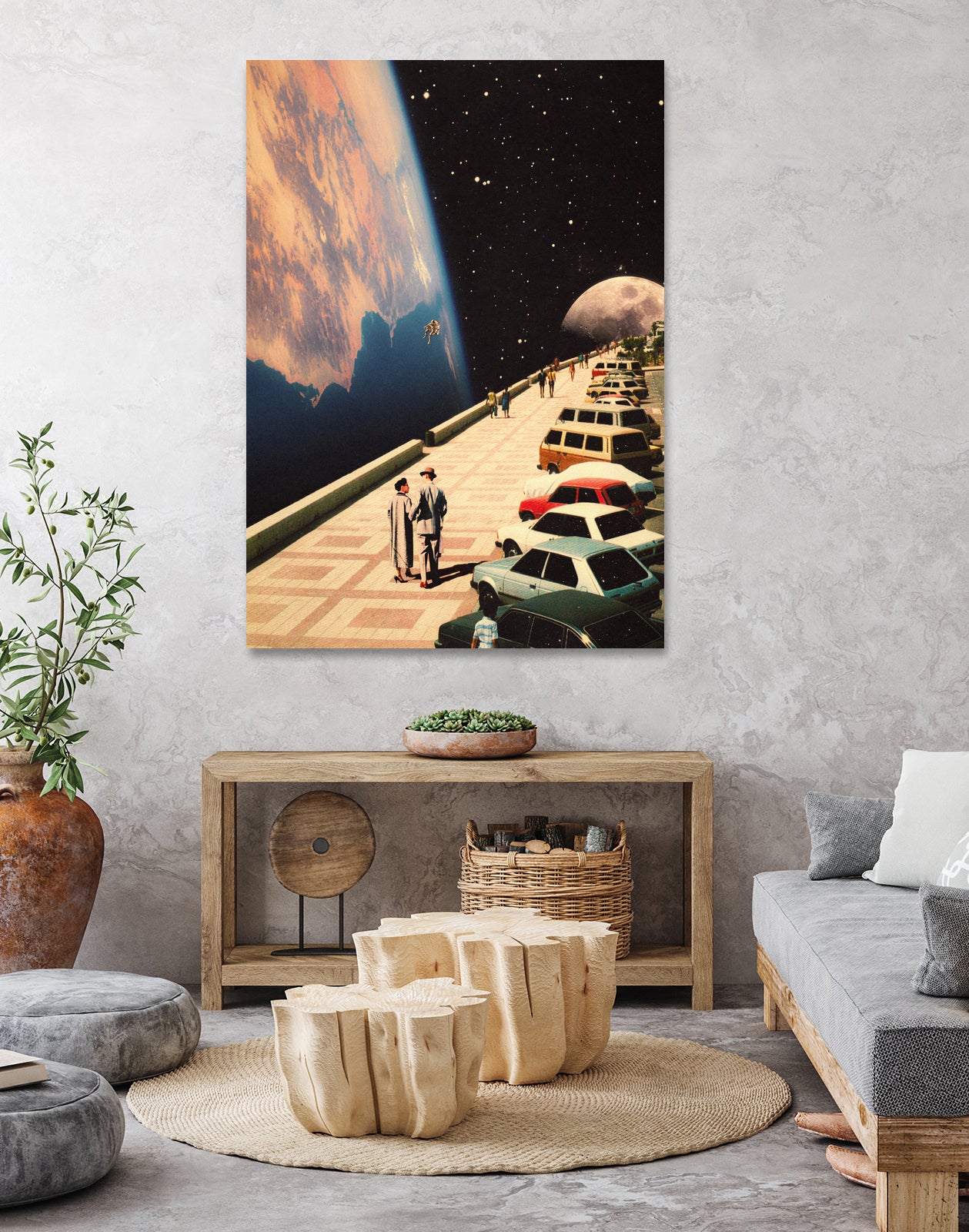 Space Promenade by Jonas Haeg on GIANT ART - black digital painting