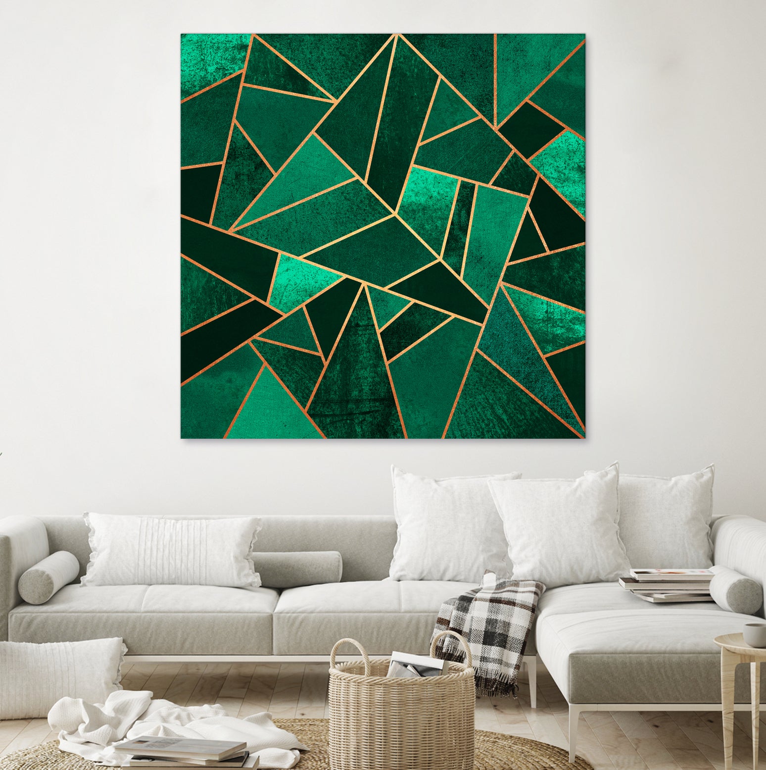 Emerald And Copper by Elisabeth Fredriksson on GIANT ART - green digital painting