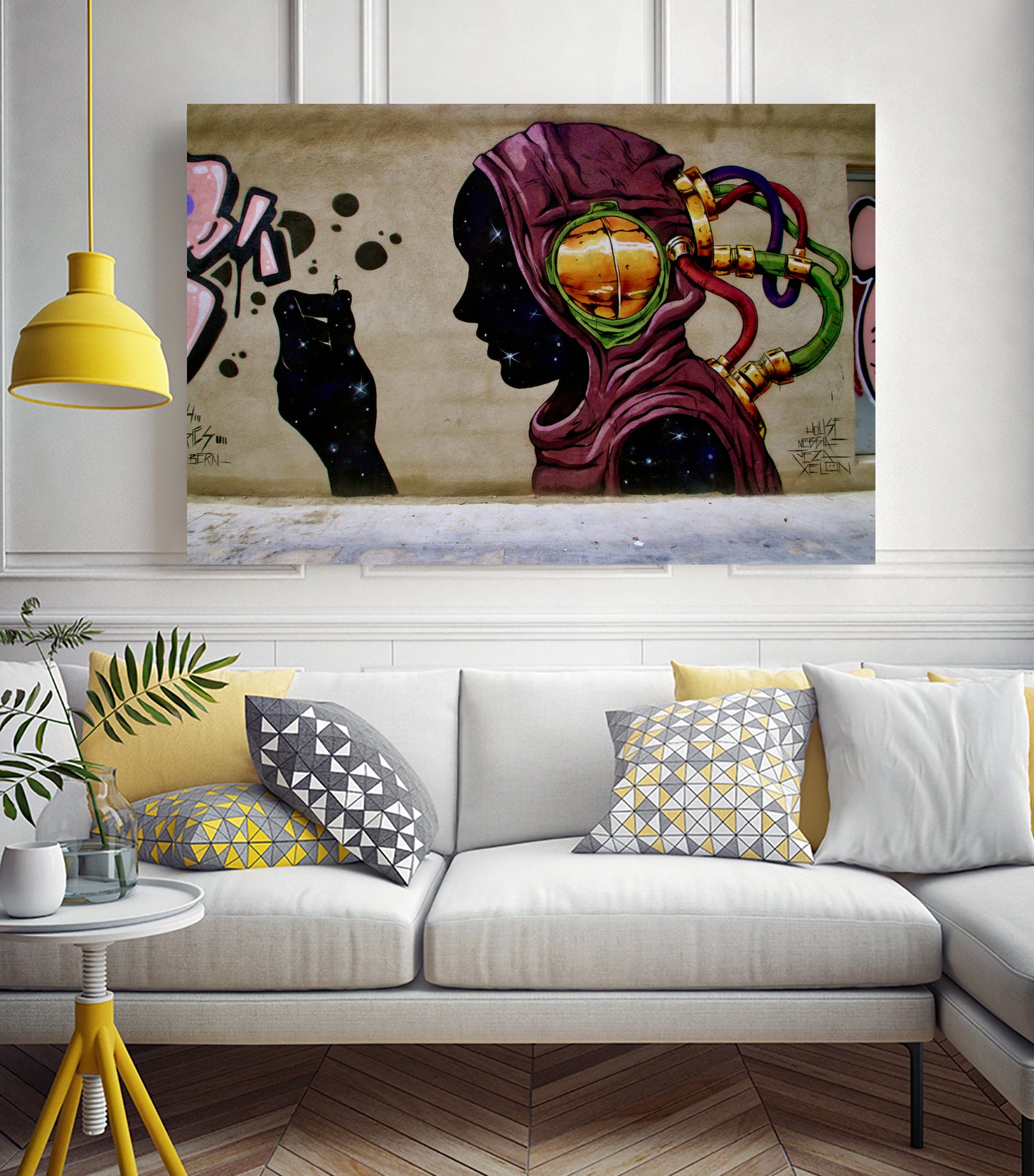 Minicsule by Luke Robertson on GIANT ART - fuchsia photo manipulation