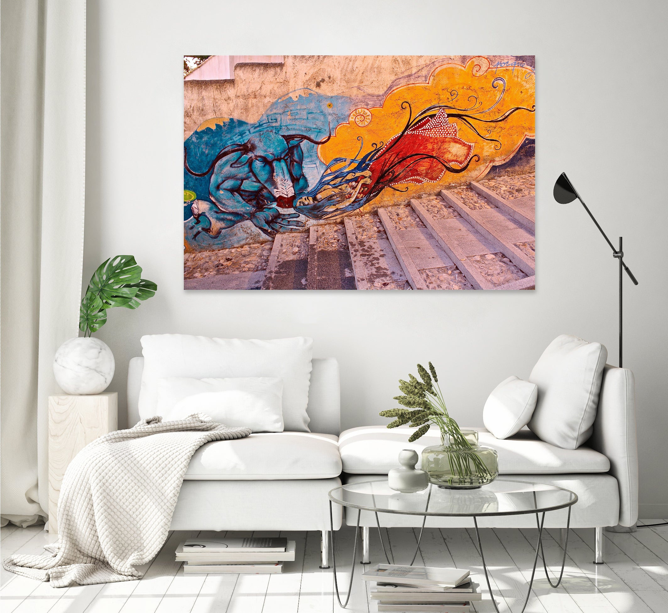 Sueños Del Minotauro by Luke Robertson on GIANT ART - blue photo manipulation