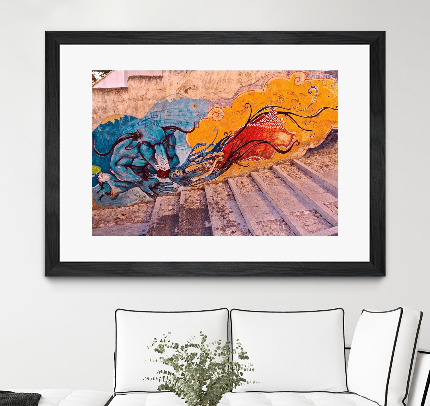 Sueños Del Minotauro by Luke Robertson on GIANT ART - blue photo manipulation