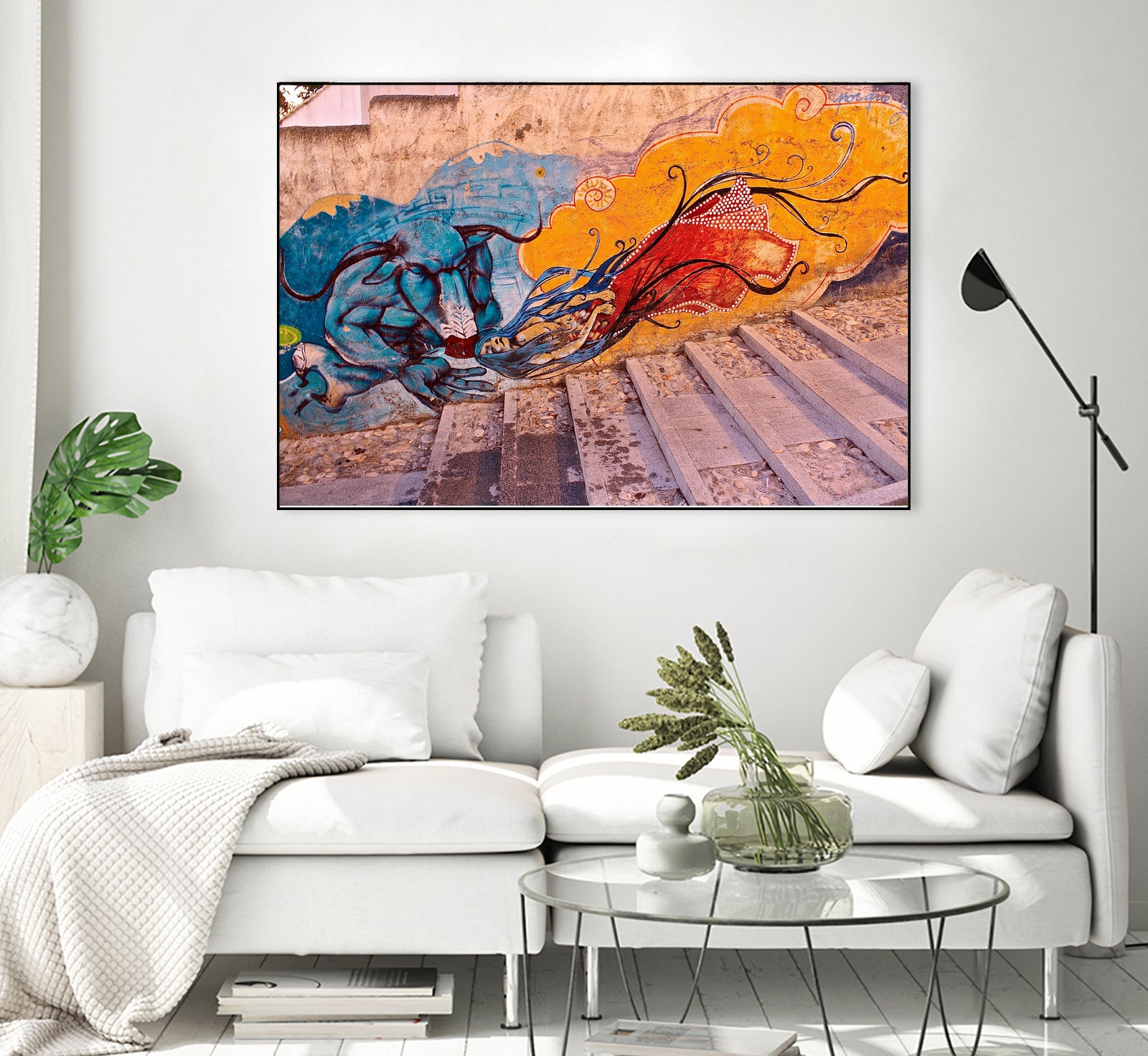 Sueños Del Minotauro by Luke Robertson on GIANT ART - blue photo manipulation