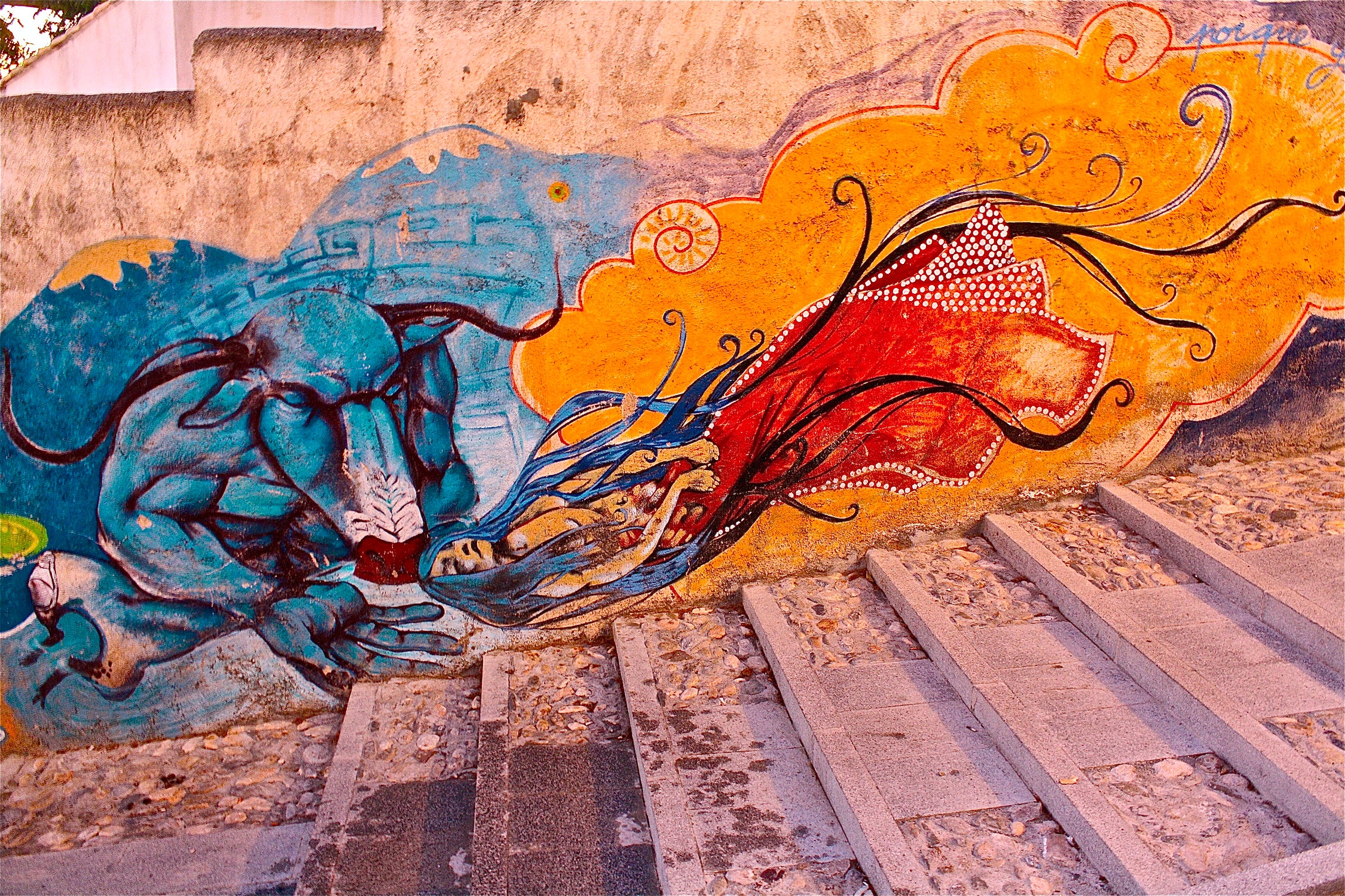 Sueños Del Minotauro by Luke Robertson on GIANT ART - blue photo manipulation