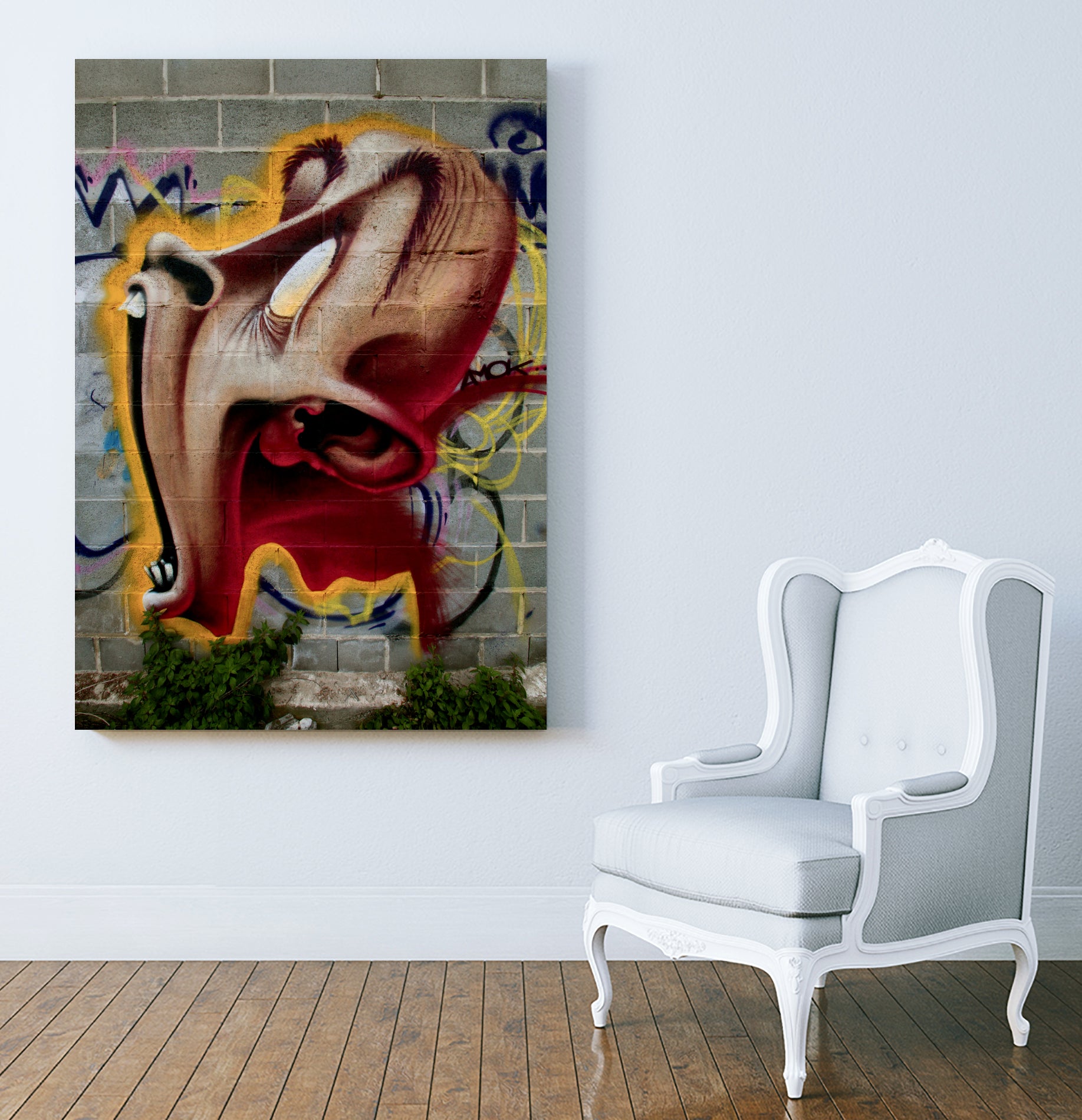 Face Warp by Luke Robertson on GIANT ART - yellow photo manipulation