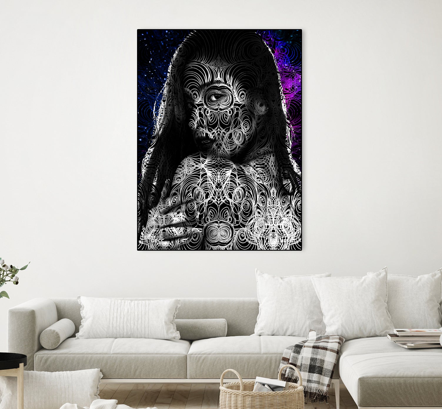 Monarch by Ryan Scardecchio on GIANT ART - fuchsia digital drawing