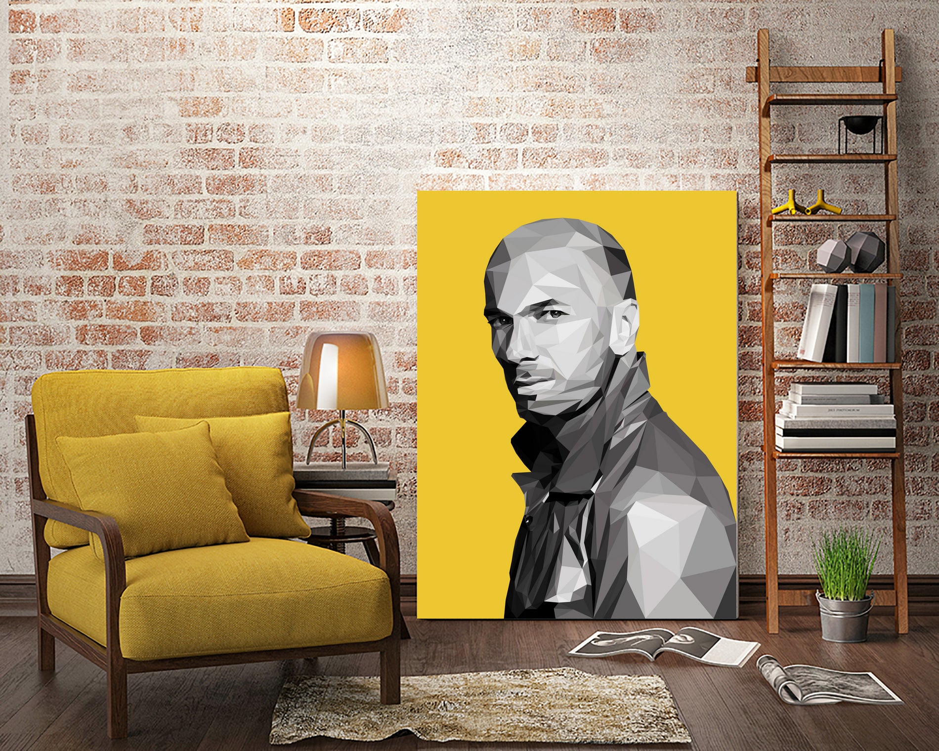 ZIDANE by VAN WIE on GIANT ART - black character design