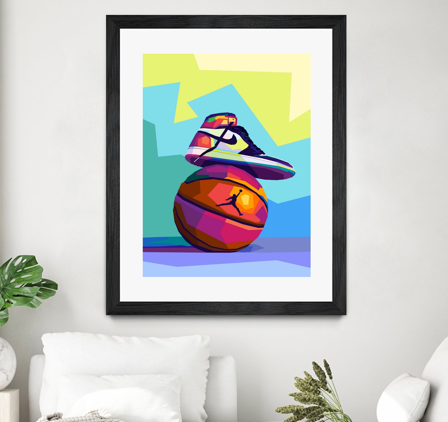 Air Jordan x Basketball by Noval Purnama on GIANT ART - white vector illustration