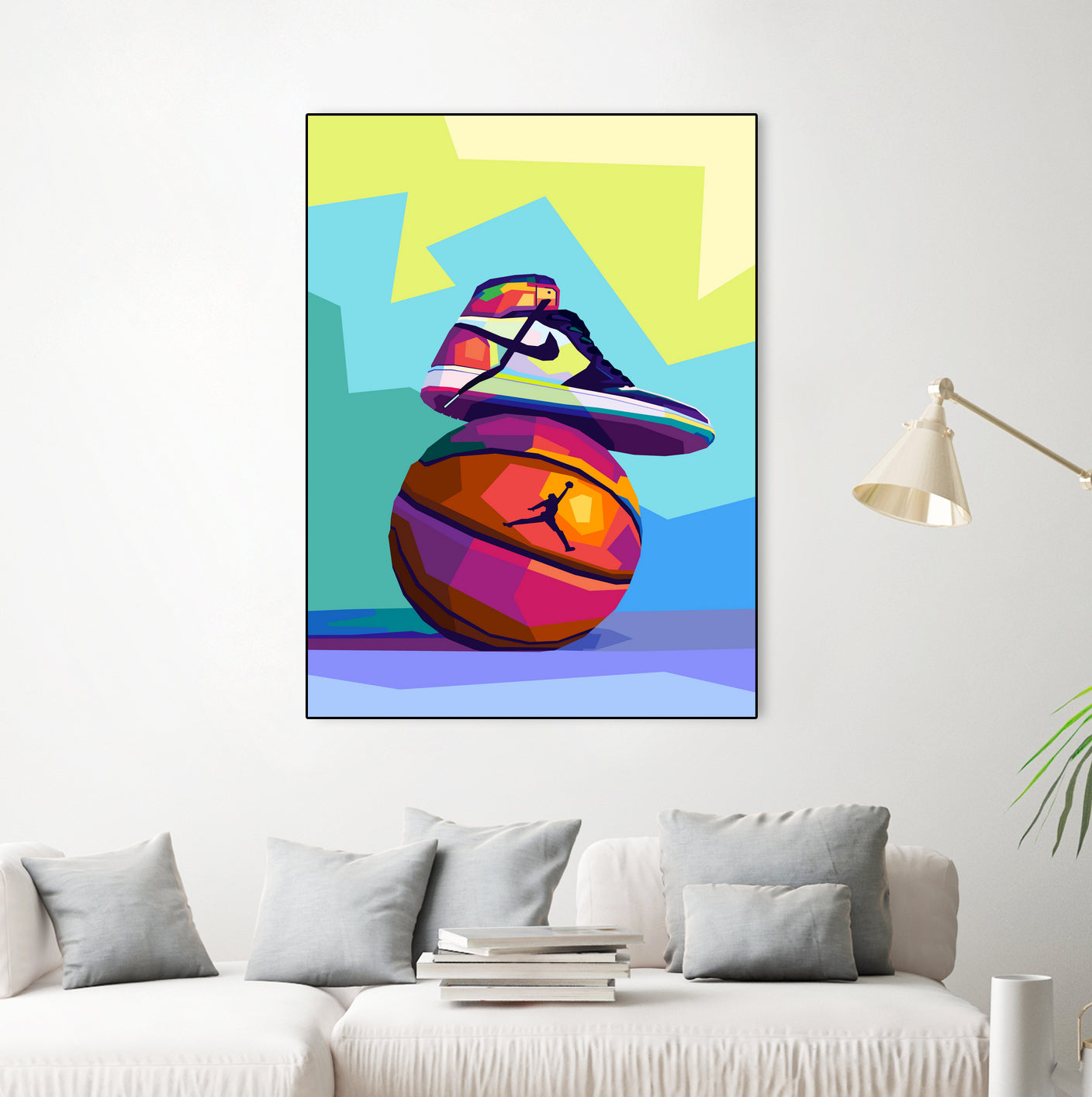 Air Jordan x Basketball by Noval Purnama on GIANT ART - white vector illustration