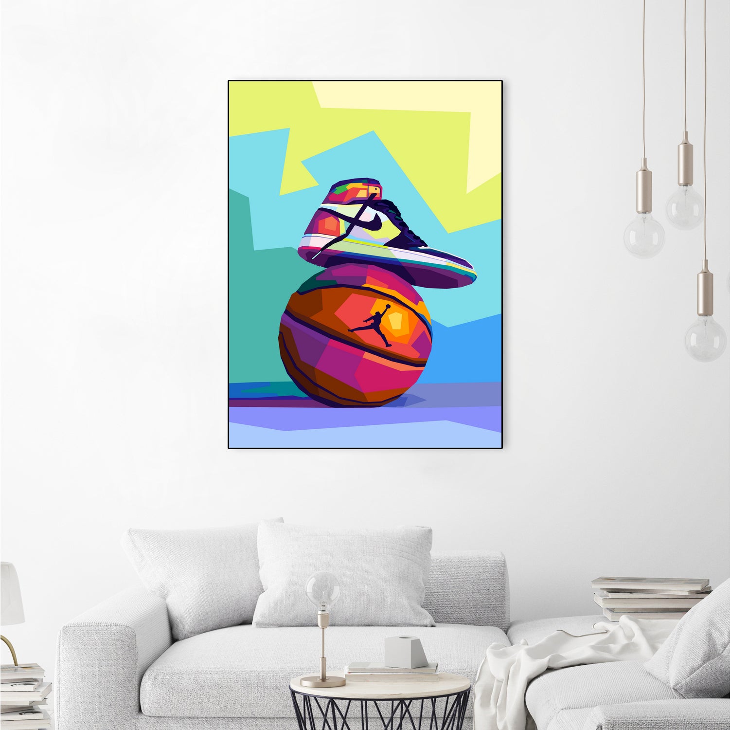 Air Jordan x Basketball by Noval Purnama on GIANT ART - white vector illustration