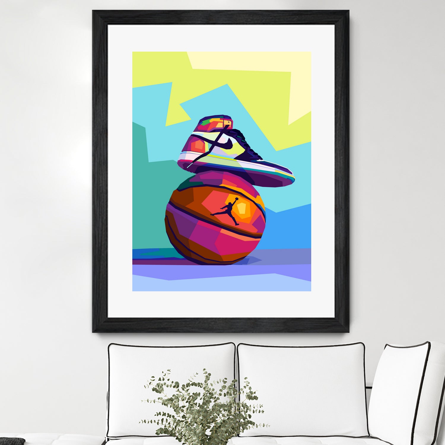 Air Jordan x Basketball by Noval Purnama on GIANT ART - white vector illustration