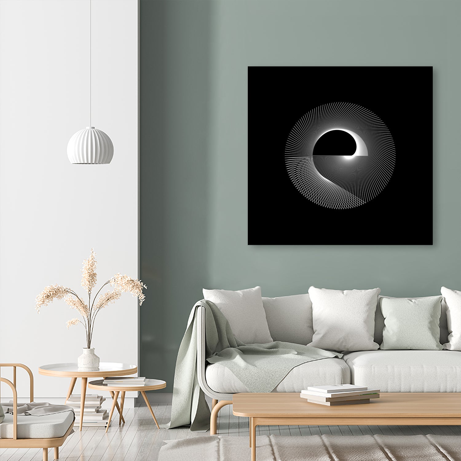 Variations on a Cardioid Theme 243 by Iustina Istrati on GIANT ART - black digital drawing