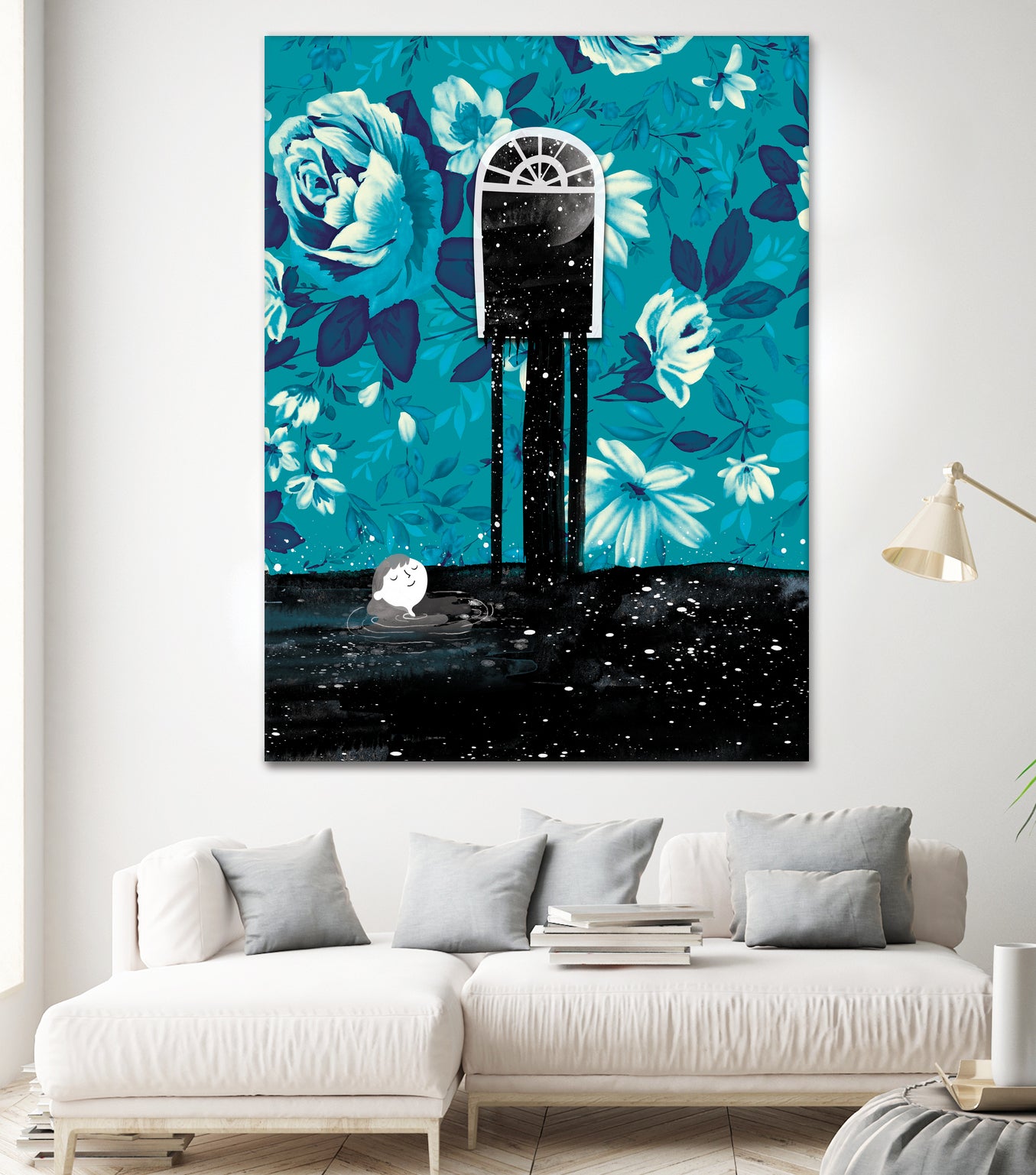 Nigh tSwim by Holly Hatam on GIANT ART - blue digital painting