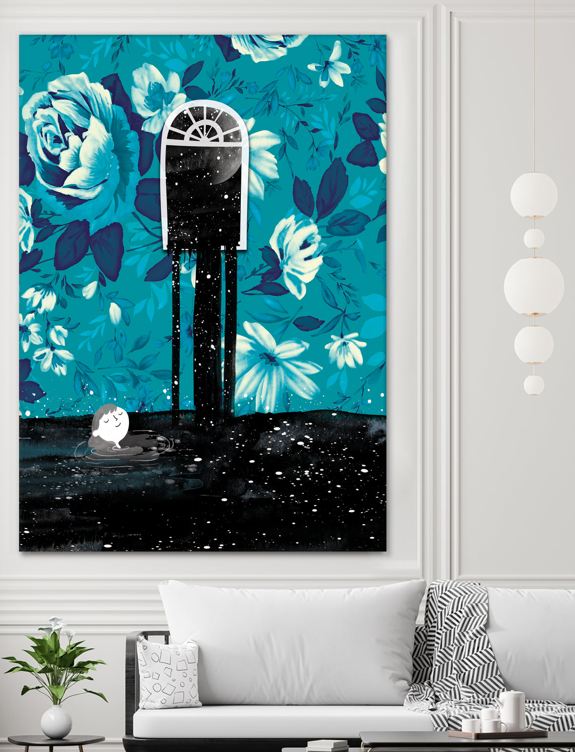 Nigh tSwim by Holly Hatam on GIANT ART - blue digital painting