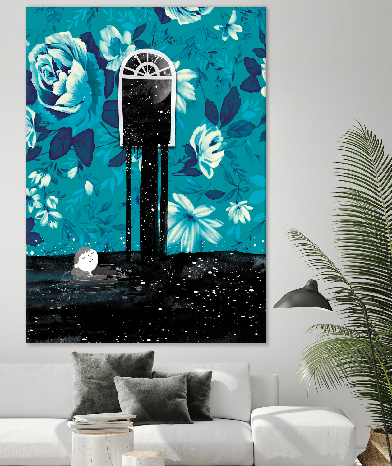 Nigh tSwim by Holly Hatam on GIANT ART - blue digital painting