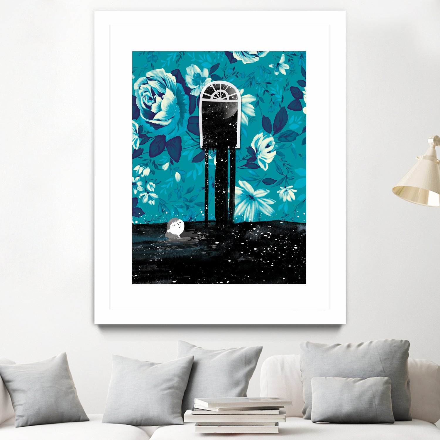 Nigh tSwim by Holly Hatam on GIANT ART - blue digital painting