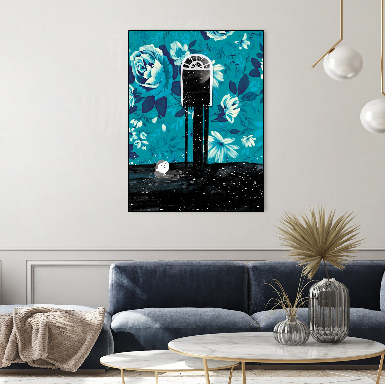 Nigh tSwim by Holly Hatam on GIANT ART - blue digital painting