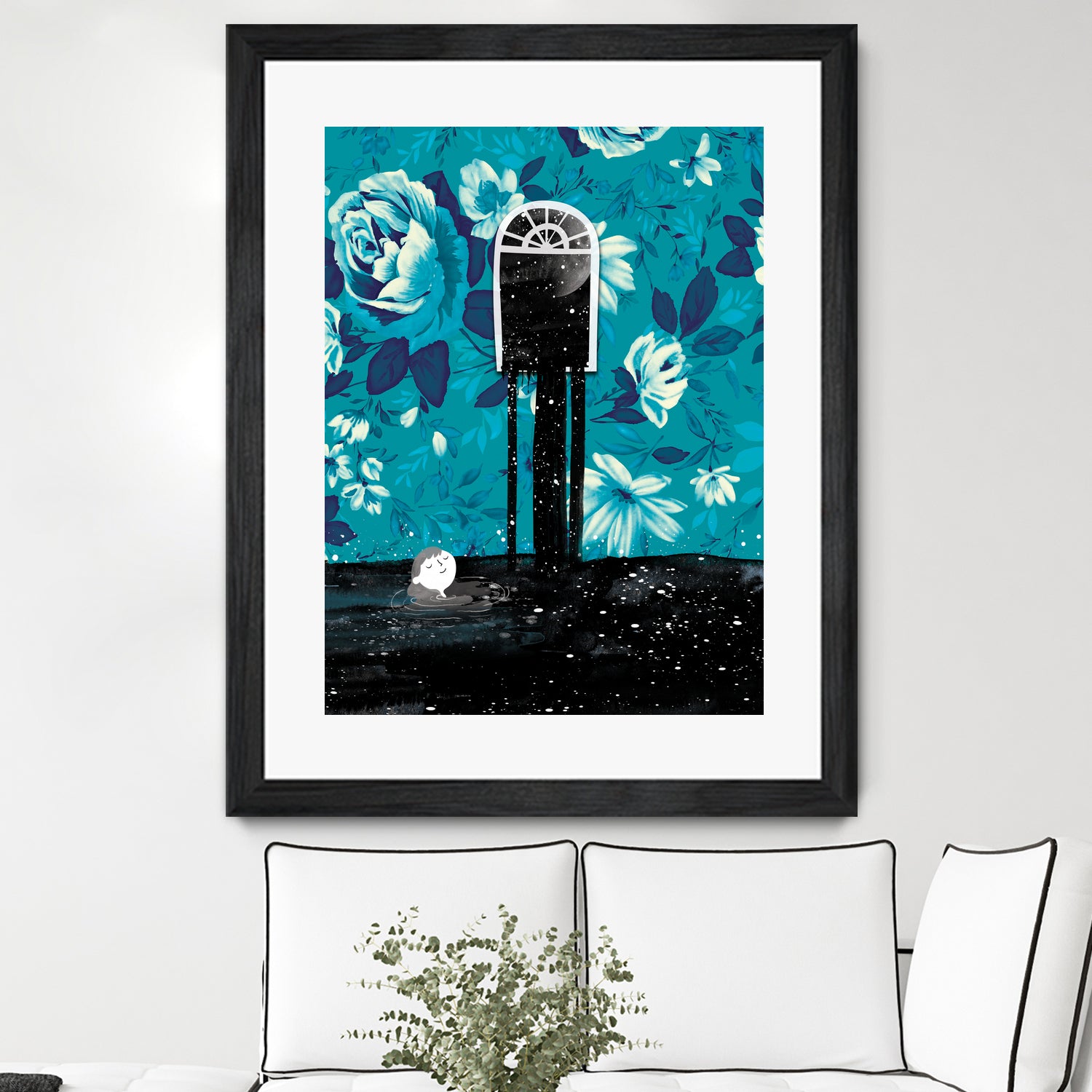 Nigh tSwim by Holly Hatam on GIANT ART - blue digital painting