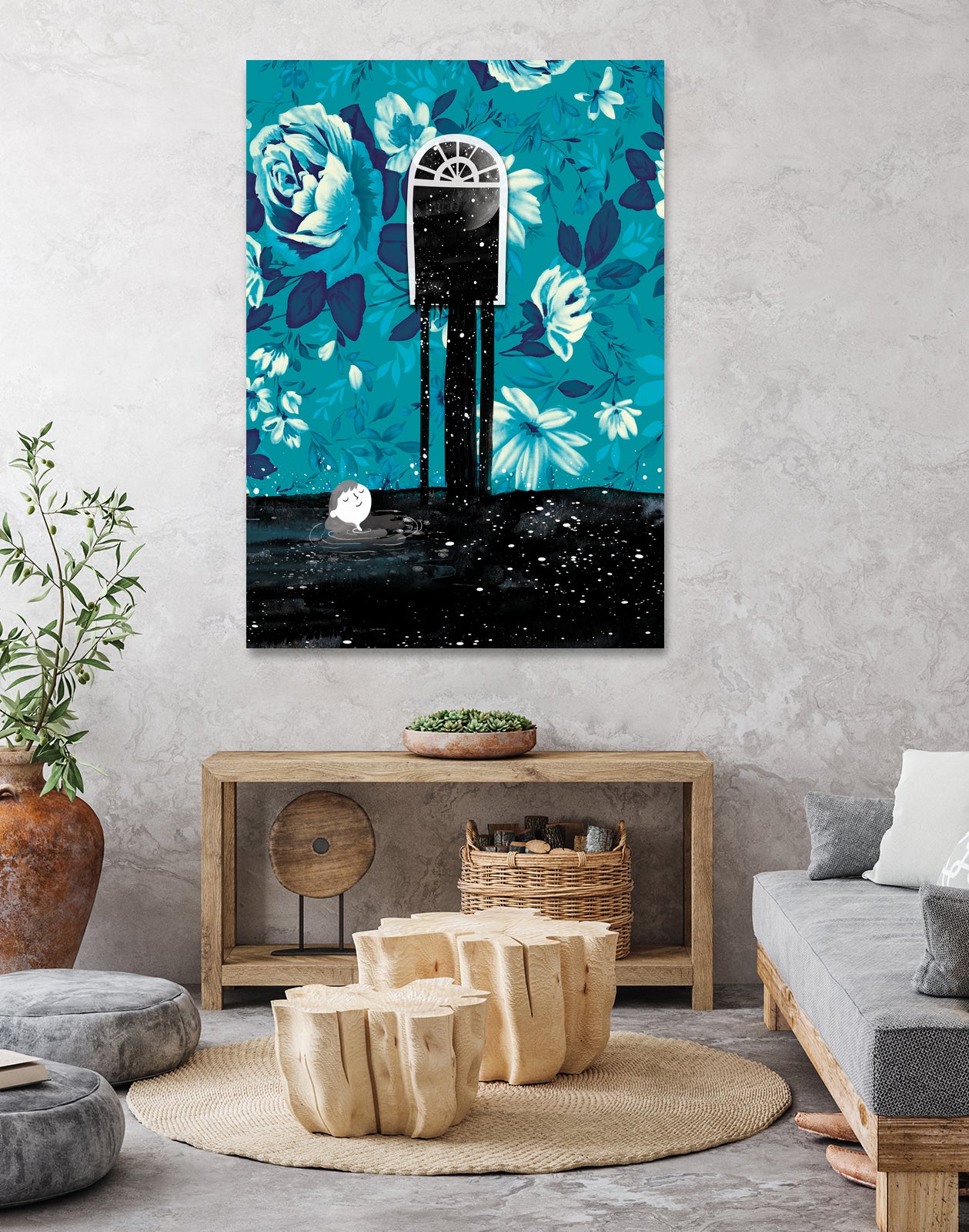 Nigh tSwim by Holly Hatam on GIANT ART - blue digital painting