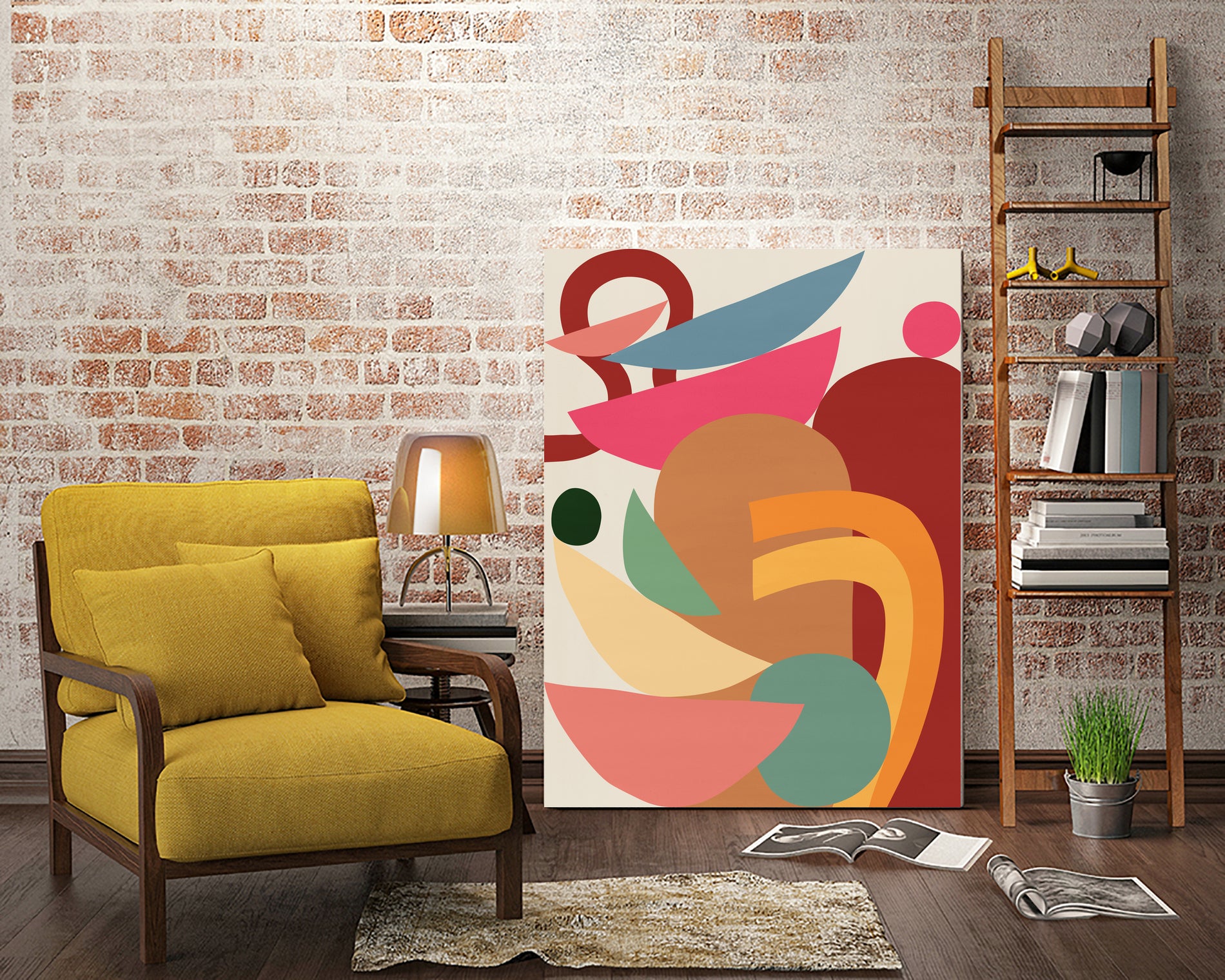 Organic design 08 by Vitor Costa on GIANT ART - orange digital painting