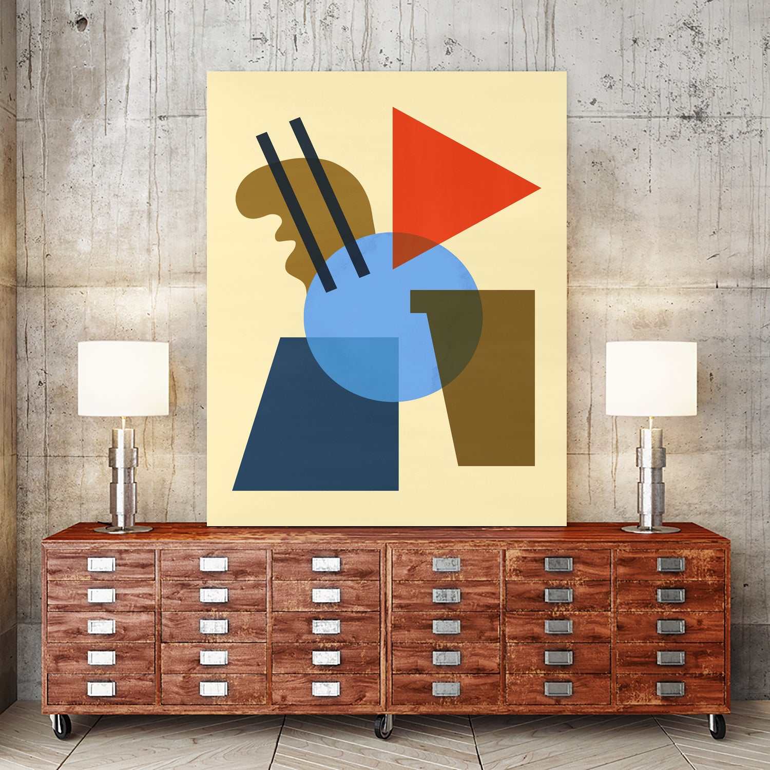 Abstractions A by Vitor Costa on GIANT ART - blue digital painting