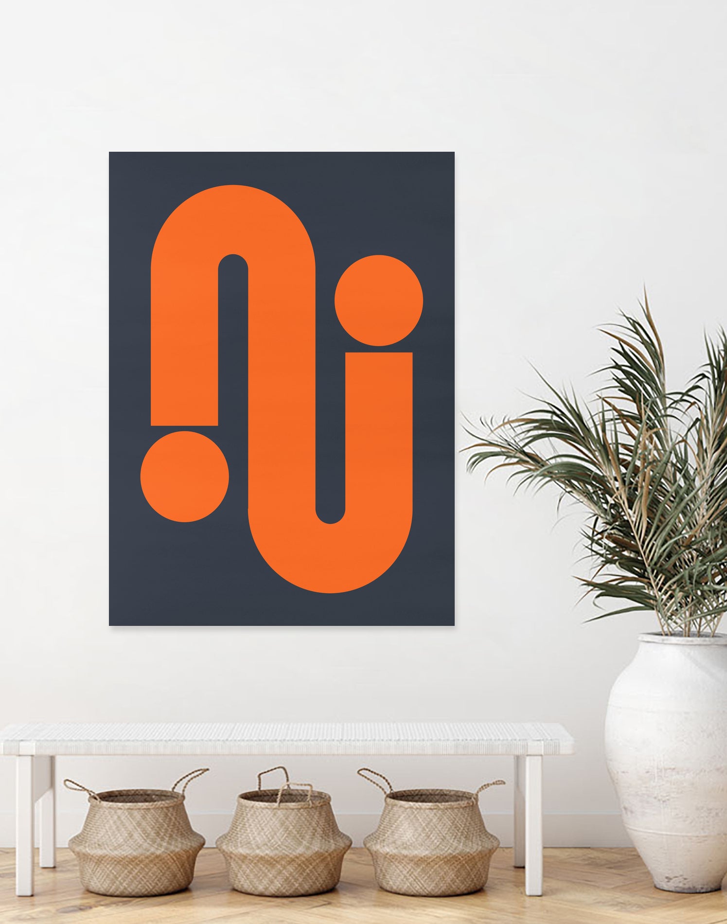 Vibrant shapes C by Vitor Costa on GIANT ART - red digital painting