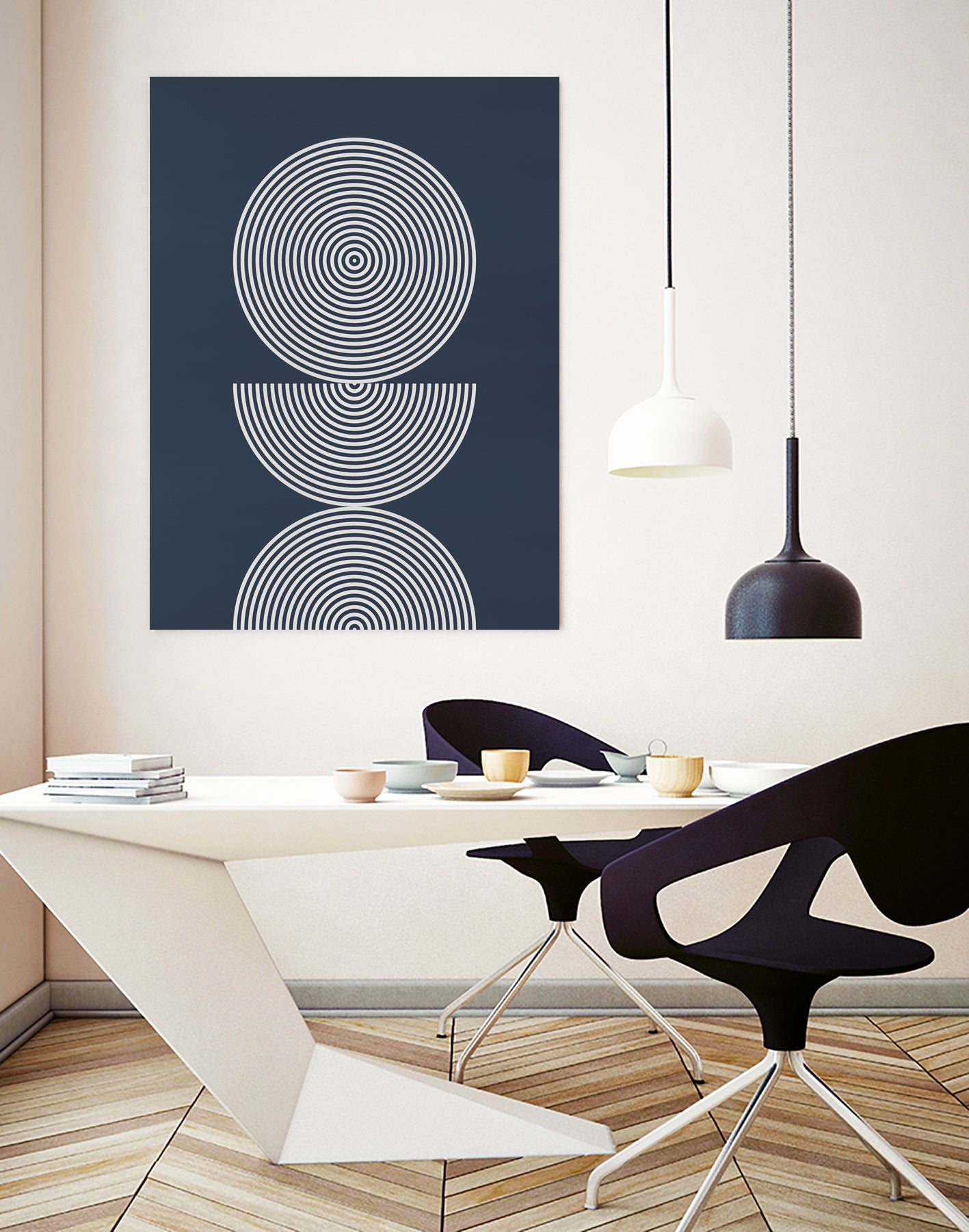 Simplicity XVIII by Vitor Costa on GIANT ART - blue digital painting