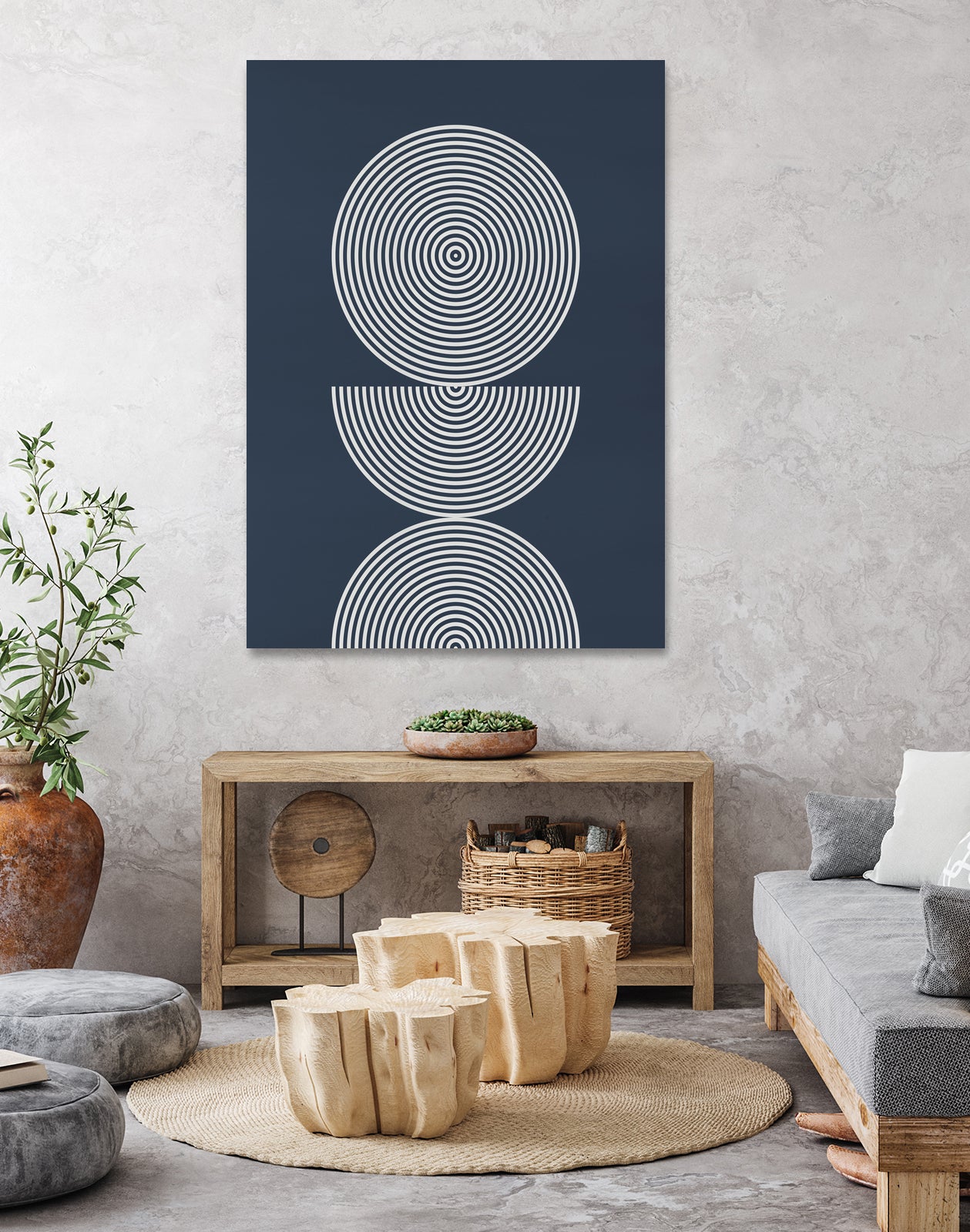 Simplicity XVIII by Vitor Costa on GIANT ART - blue digital painting