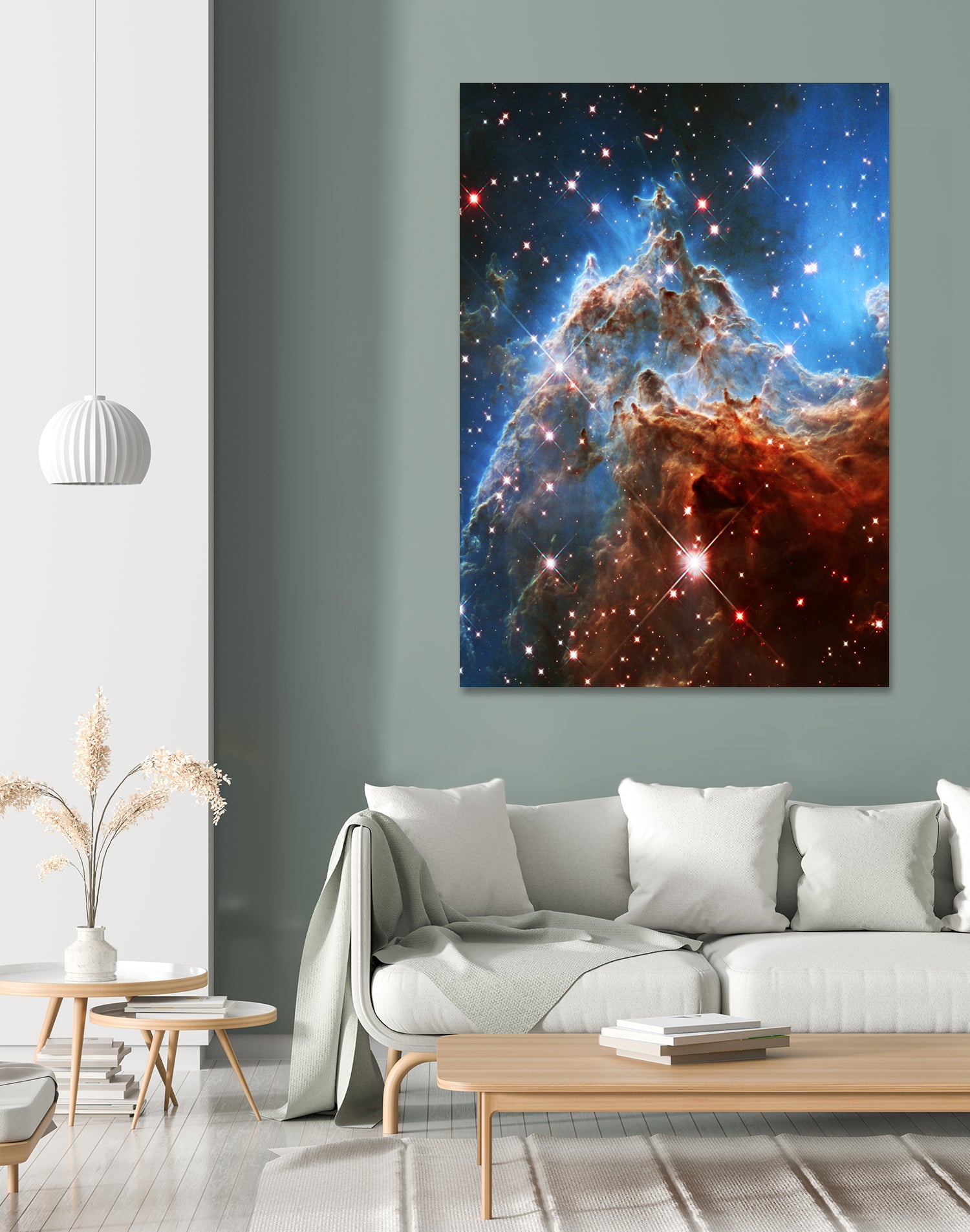 Monkey Head Nebula by Ed Trickett on GIANT ART - blue photo manipulation
