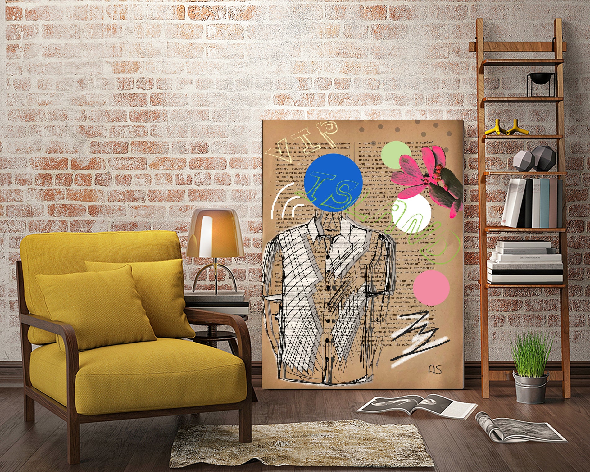 Untitled 6 by Anna Savtchenkov on GIANT ART - brown digital painting