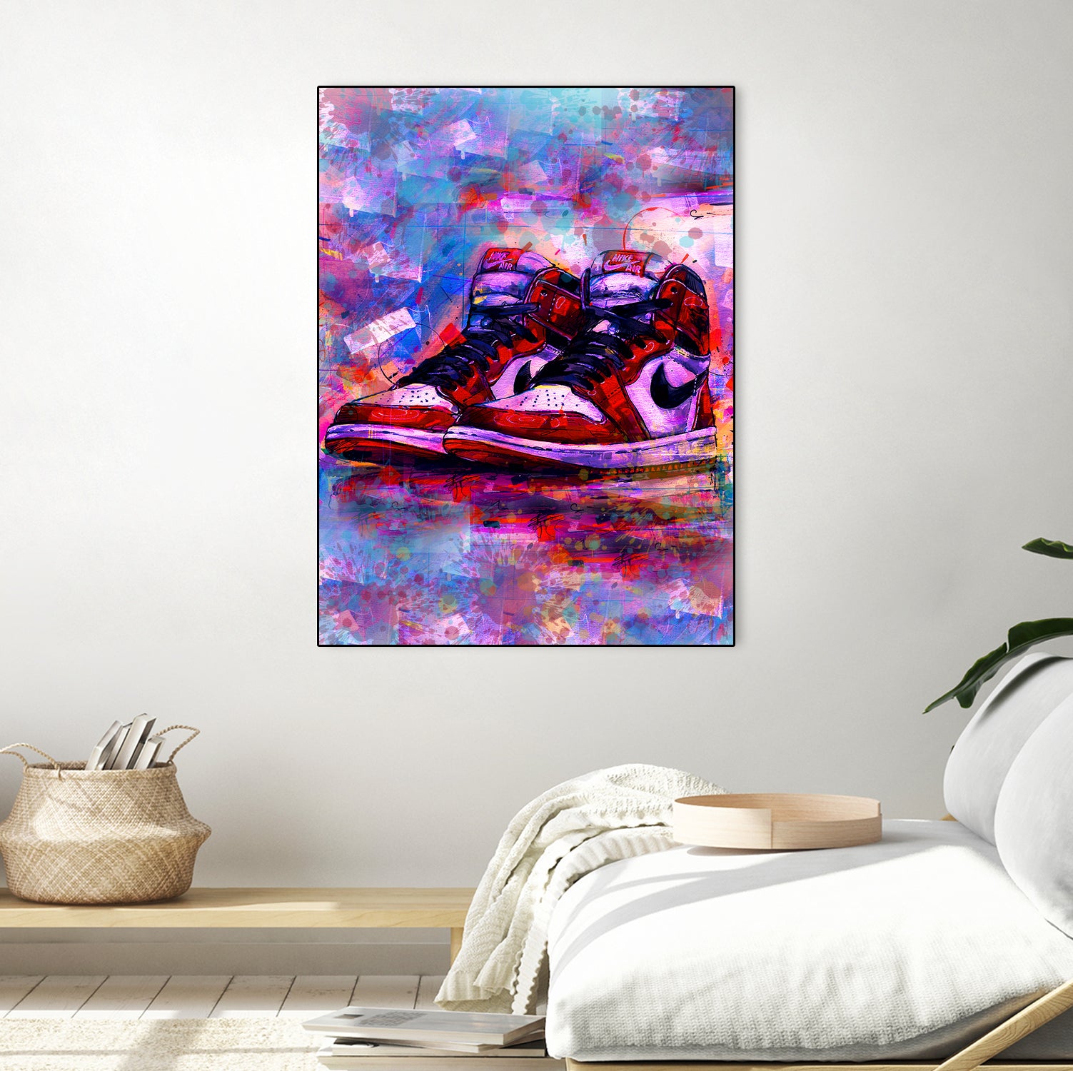 Sneakers Air Jordan by Septiyan Nugroho on GIANT ART - white digital painting