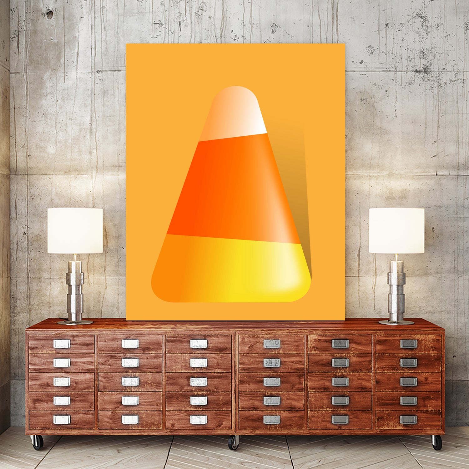 CandyCorn by Jerome Holder on GIANT ART - yellow digital painting