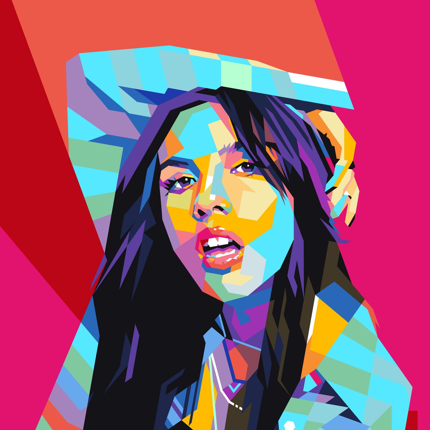 Olivia Rodrigo Pop Art WPAP by Laksana Ardie on GIANT ART - yellow digital drawing